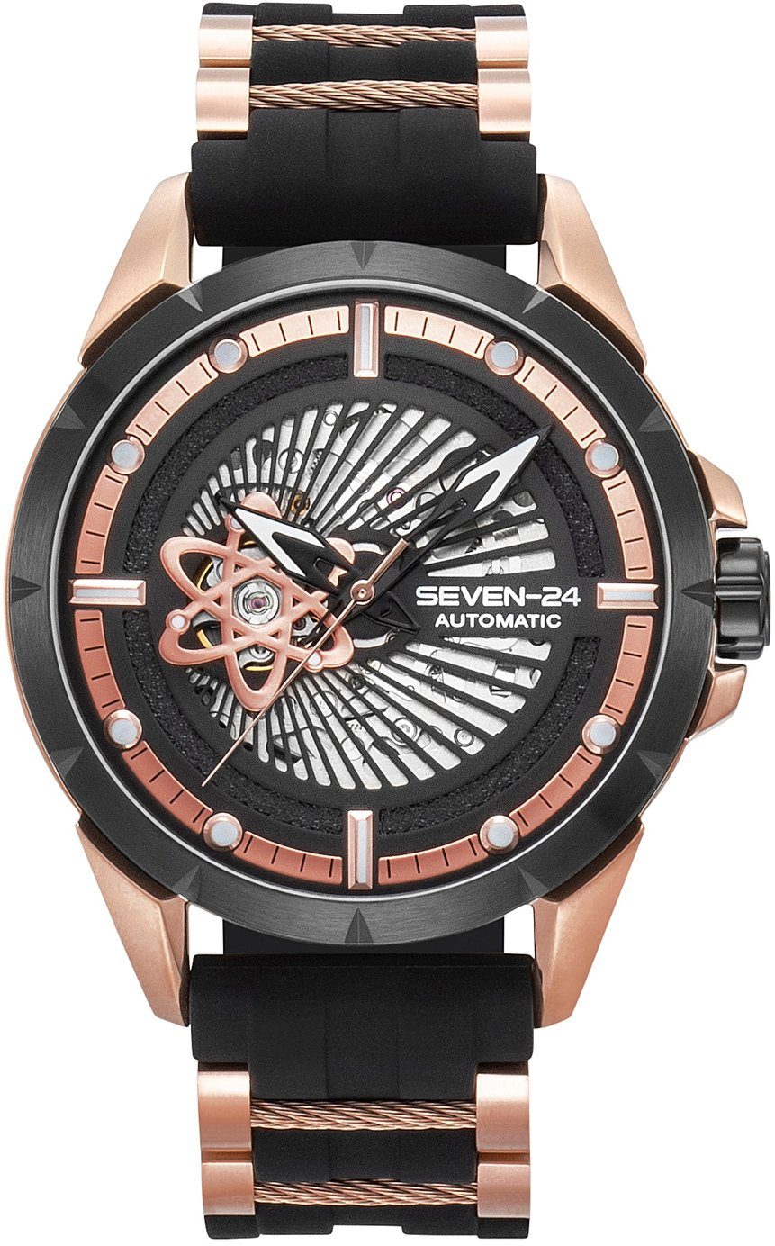 Atom SV1259JSRB-04 Seven-24 Automatikuhr Rosé SEVEN-24 Rubber,