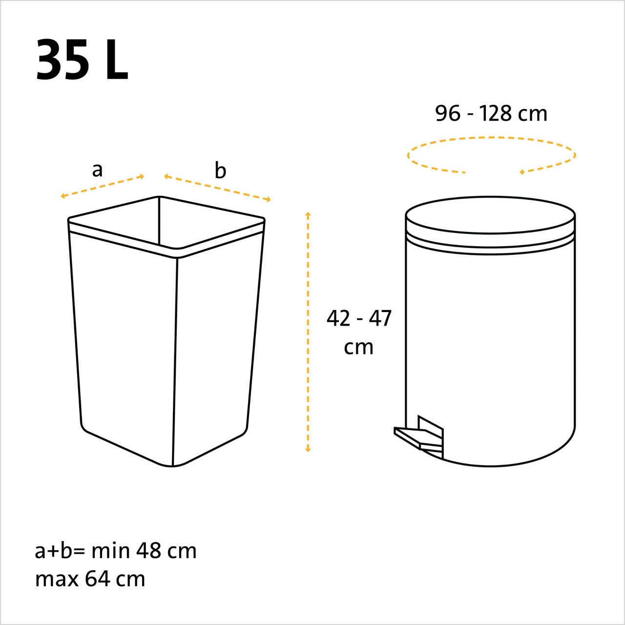 Swirl Müllbeutel Swirl® Fixierband-Müllbeutel 35 L Reißfest & Dicht