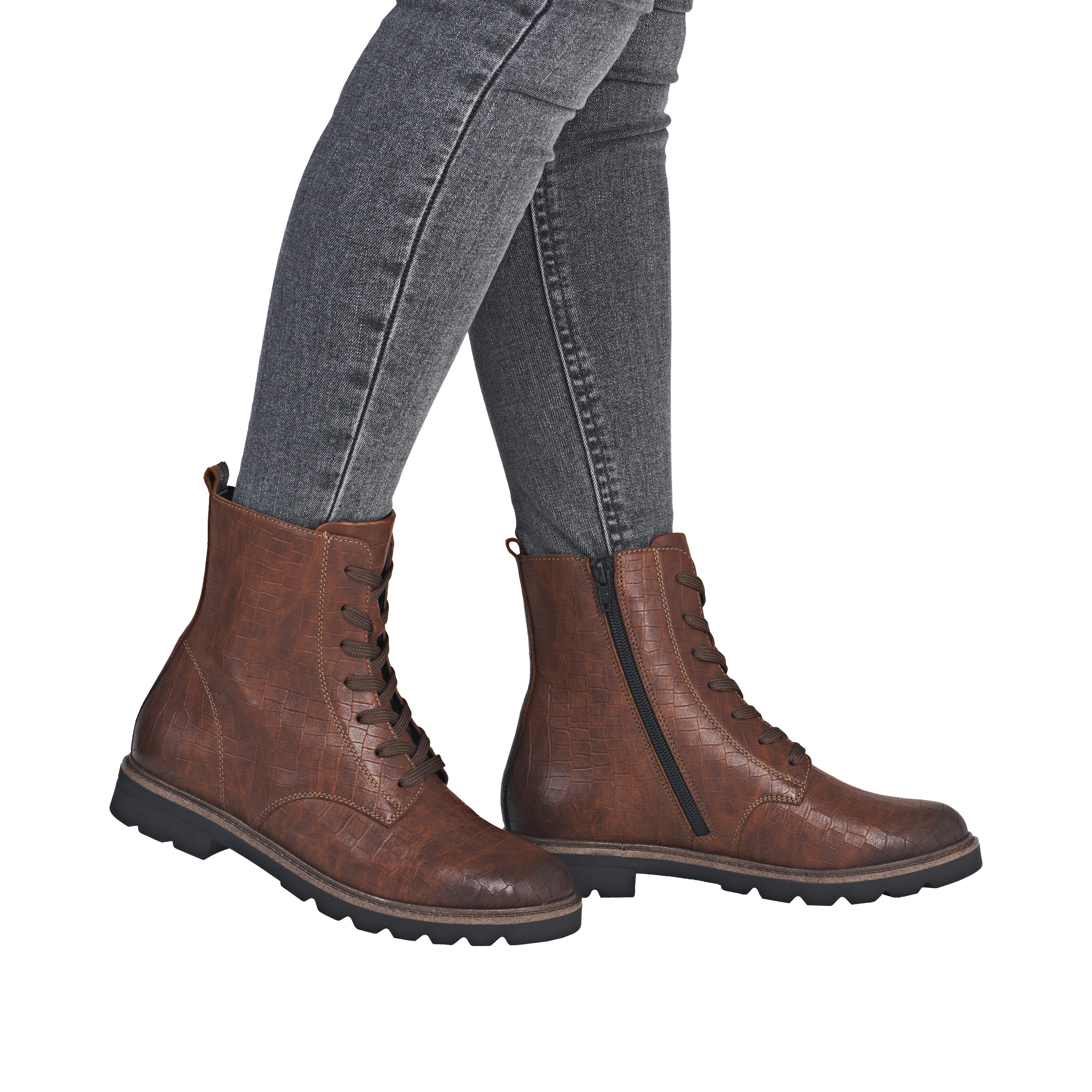 Remonte Elisabeth Hurley-Collection Schnürstiefelette Schnürboots, Klassik- günstig online kaufen