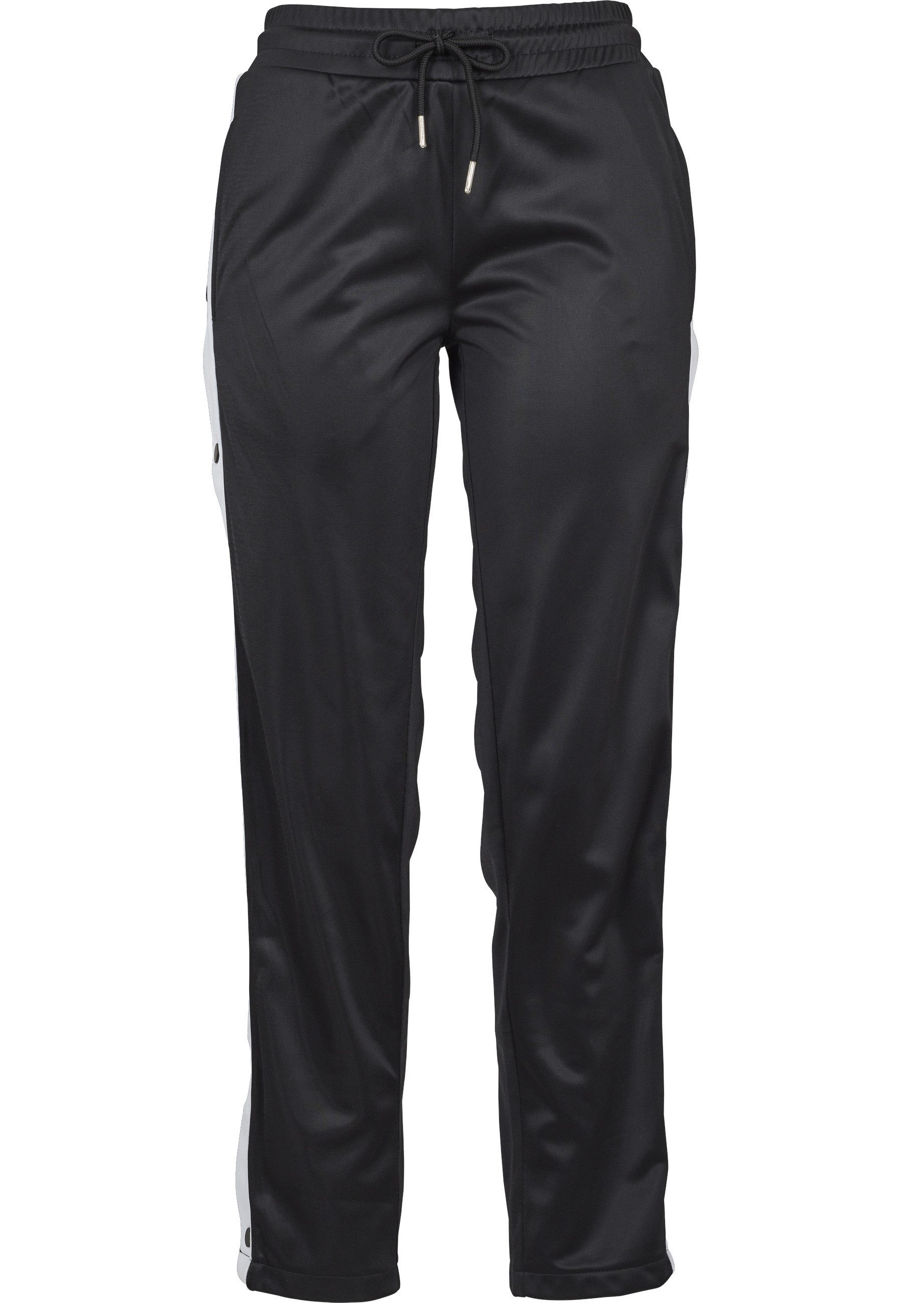 Stoffhose Urban Classics Damen Ladies Button Up Track Pants