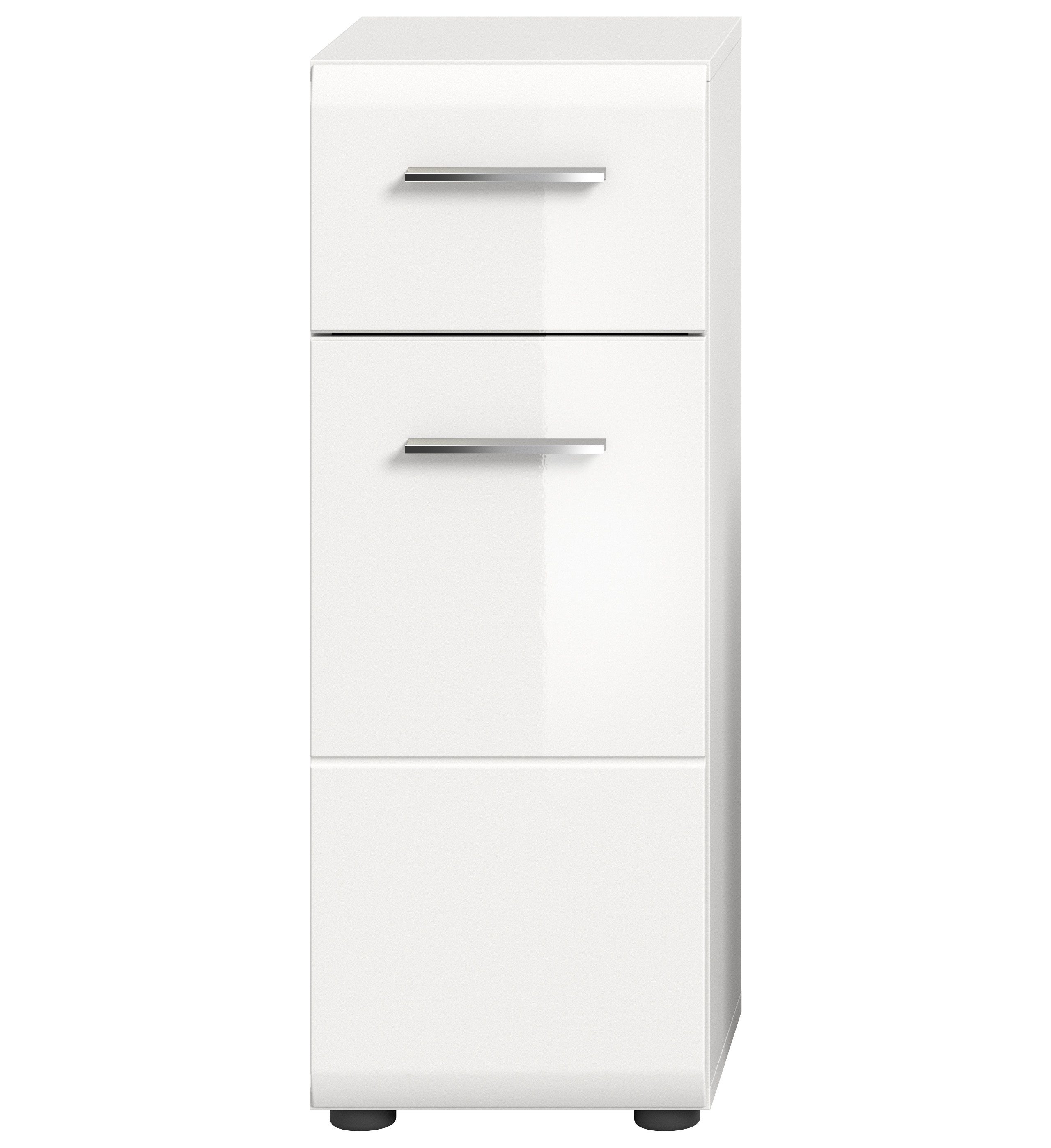 xonox.home Stauraumschrank Ice Weiß Hochglanz Melamin günstig online kaufen