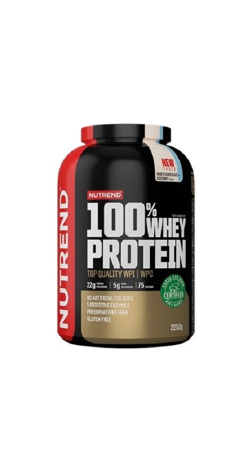 NUTREND 100 Whey Protein 2250g - Vanille Pulver, 2250 g, Pulver