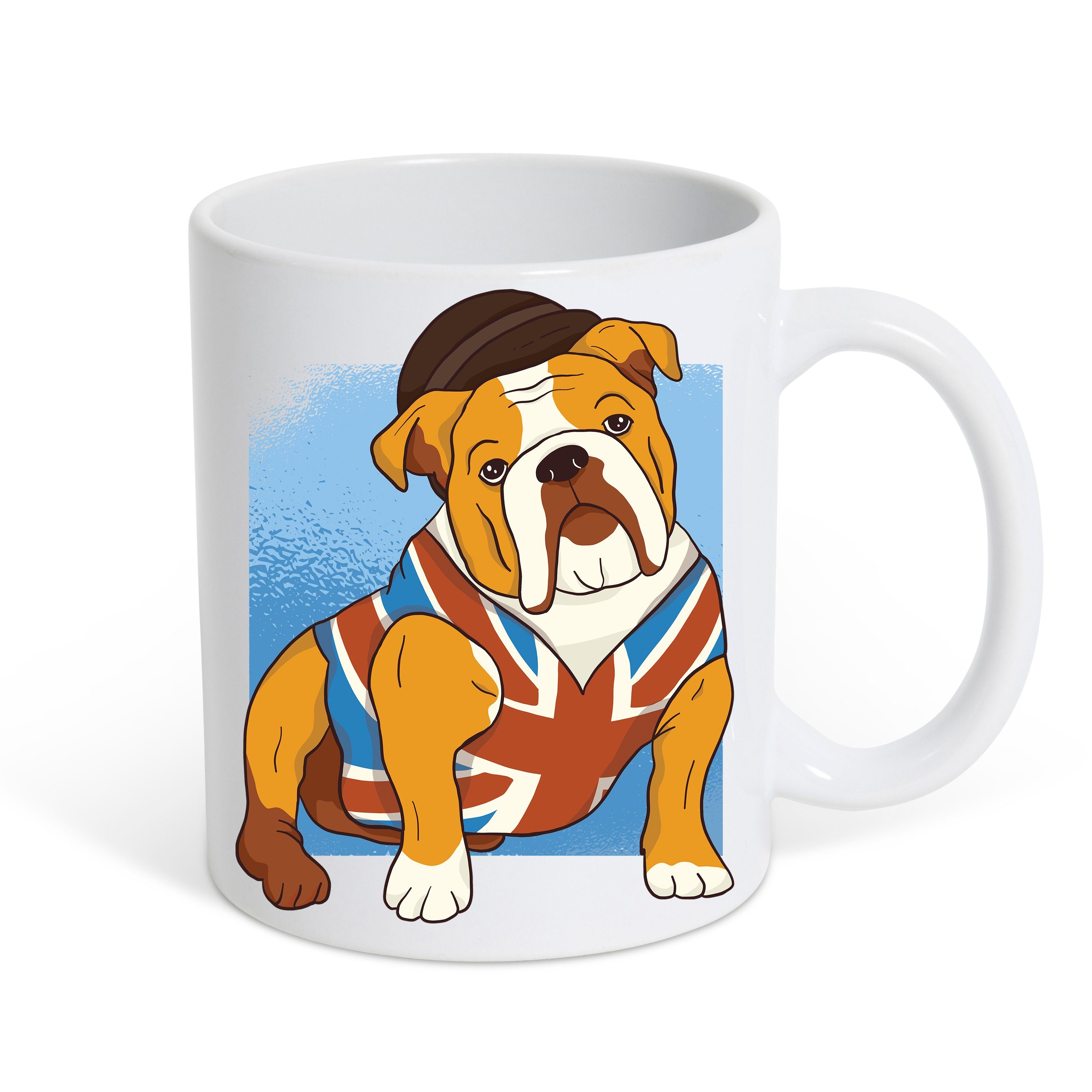 Tasse British Bulldog Kaffeetasse Geschenk