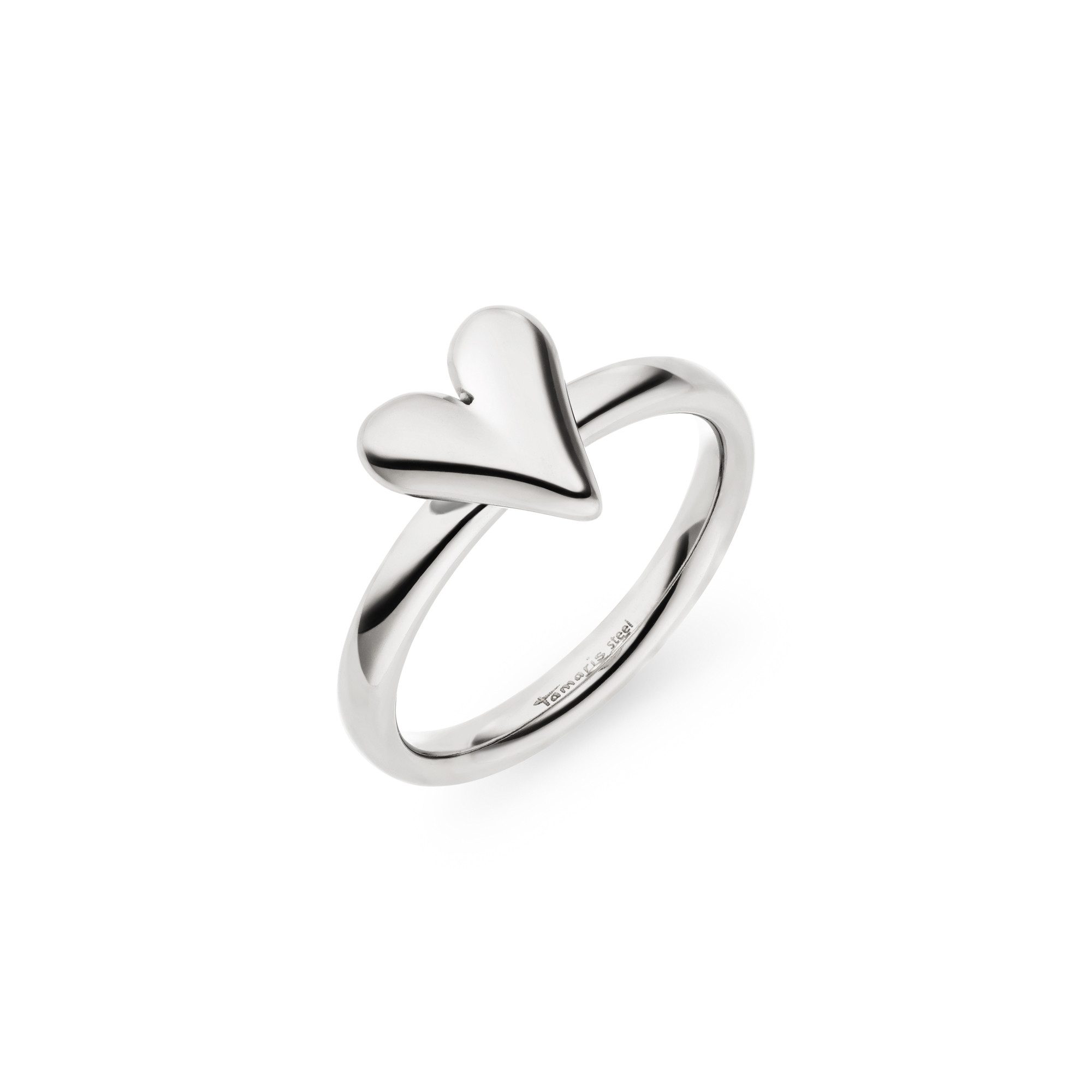 Tamaris Fingerring Edgy Heart Edelstahl
