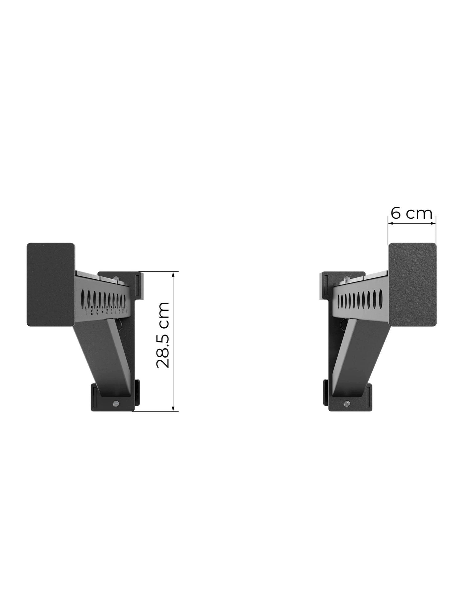 ATLETICA Power Rack R8 Spotter Arme, Paar, Belastbar, 61 cm lang