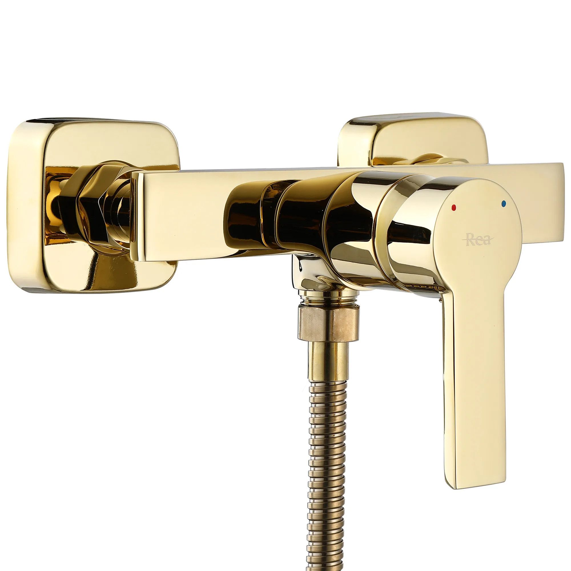 wohnwerk.idee Duscharmatur Einhebelmischer für Dusche mit Handbrause – modernes Design fürs Bad
