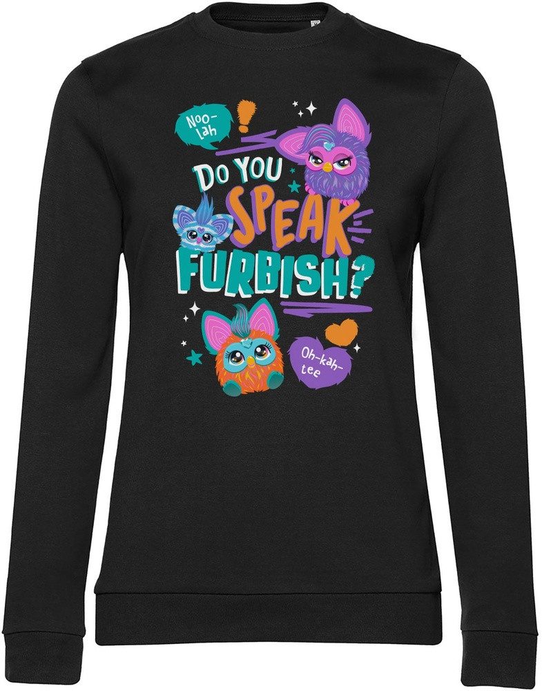 Furby Rundhalspullover Do You Speak Furbish? Girly Sweatshirt