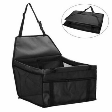 MAVURA Tiertransporttasche MPets Tiertransportbox Auto Hundetasche Haustier Hund Katze Tragetasche Transporttasche für Autositz schwarz