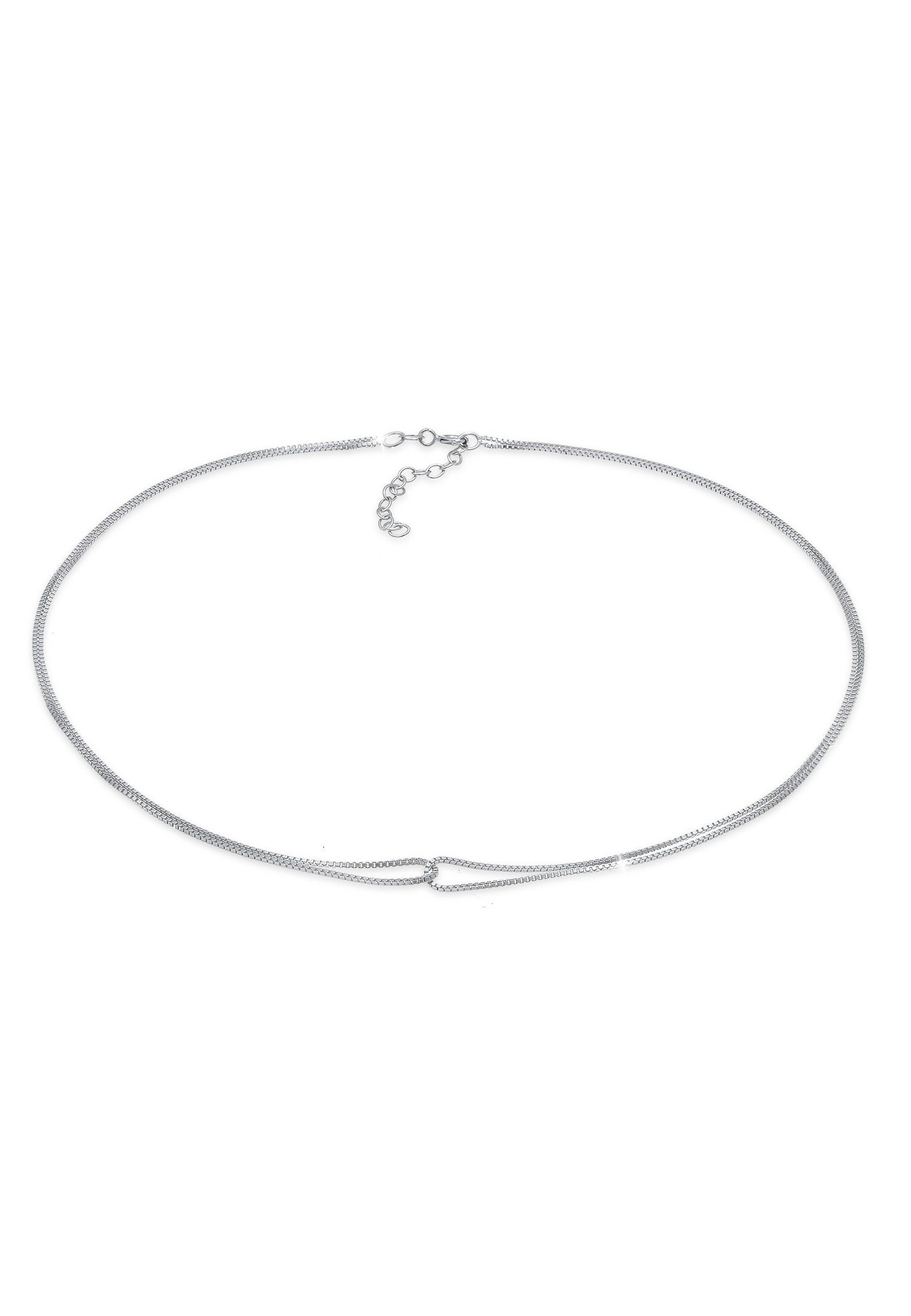 Elli Choker Choker Verschlungen Venezianer 925 Silber