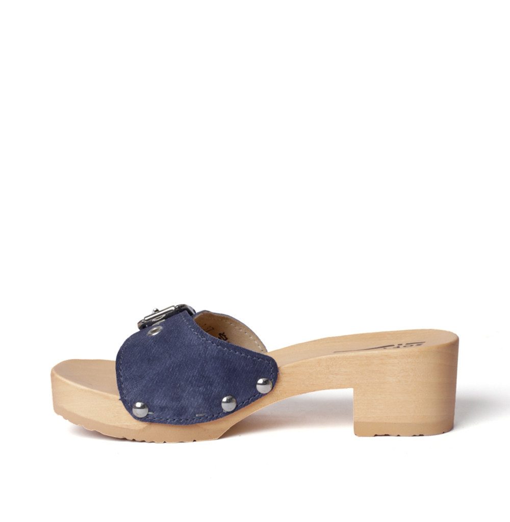 Softclox PIXIE Jeanslook dunkelbau (natur) Pantolette günstig online kaufen