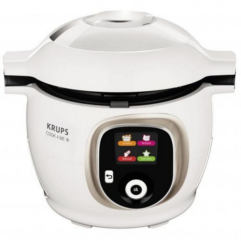 Krups Küchenmaschine CZ7101 Cook4Me - Küchenmaschine - weiß, Einfaches   sicheres Kochen ...