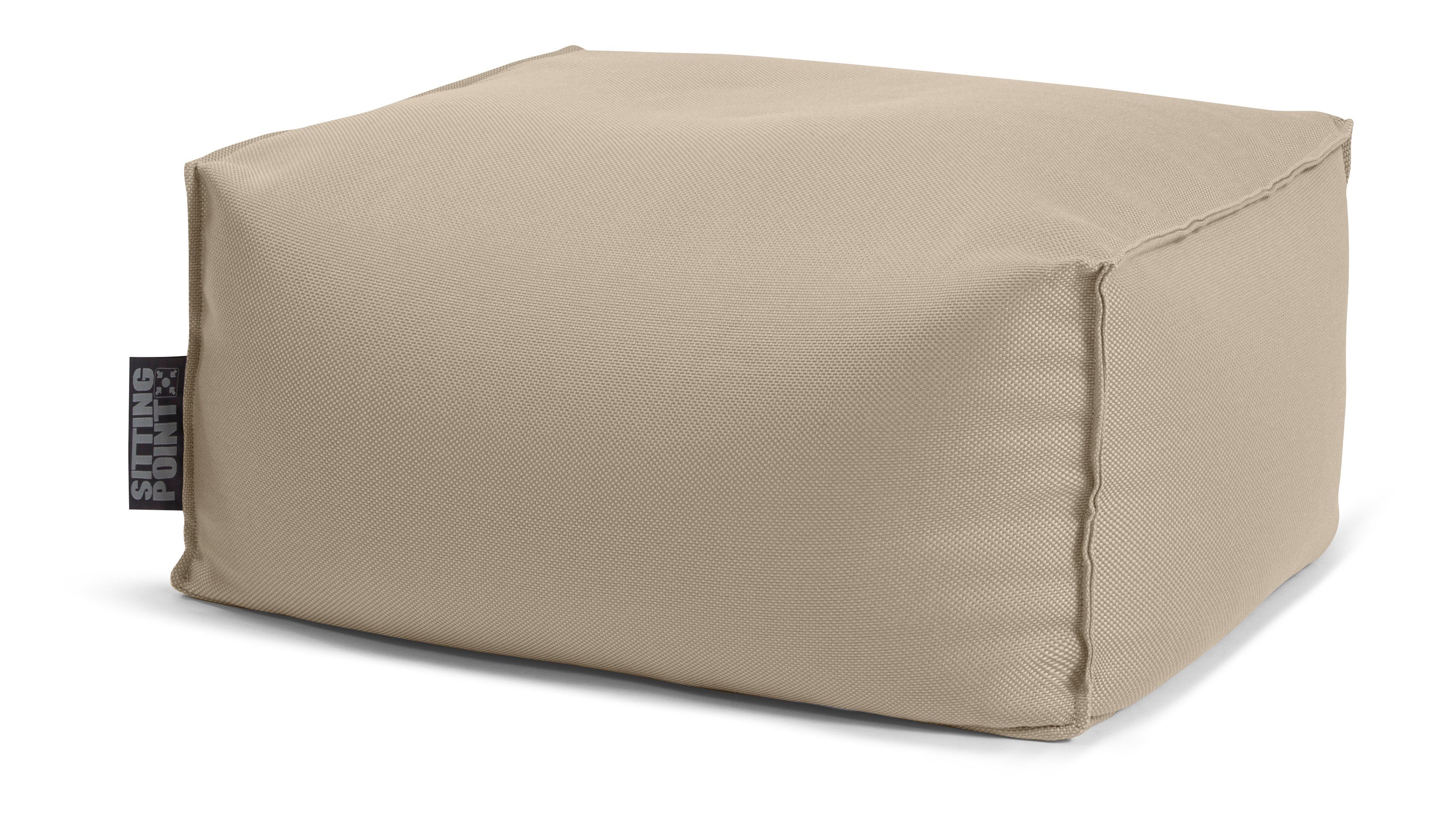 Magma Hocker Point 65x35x55cm Sitting Taupe Sitzsack