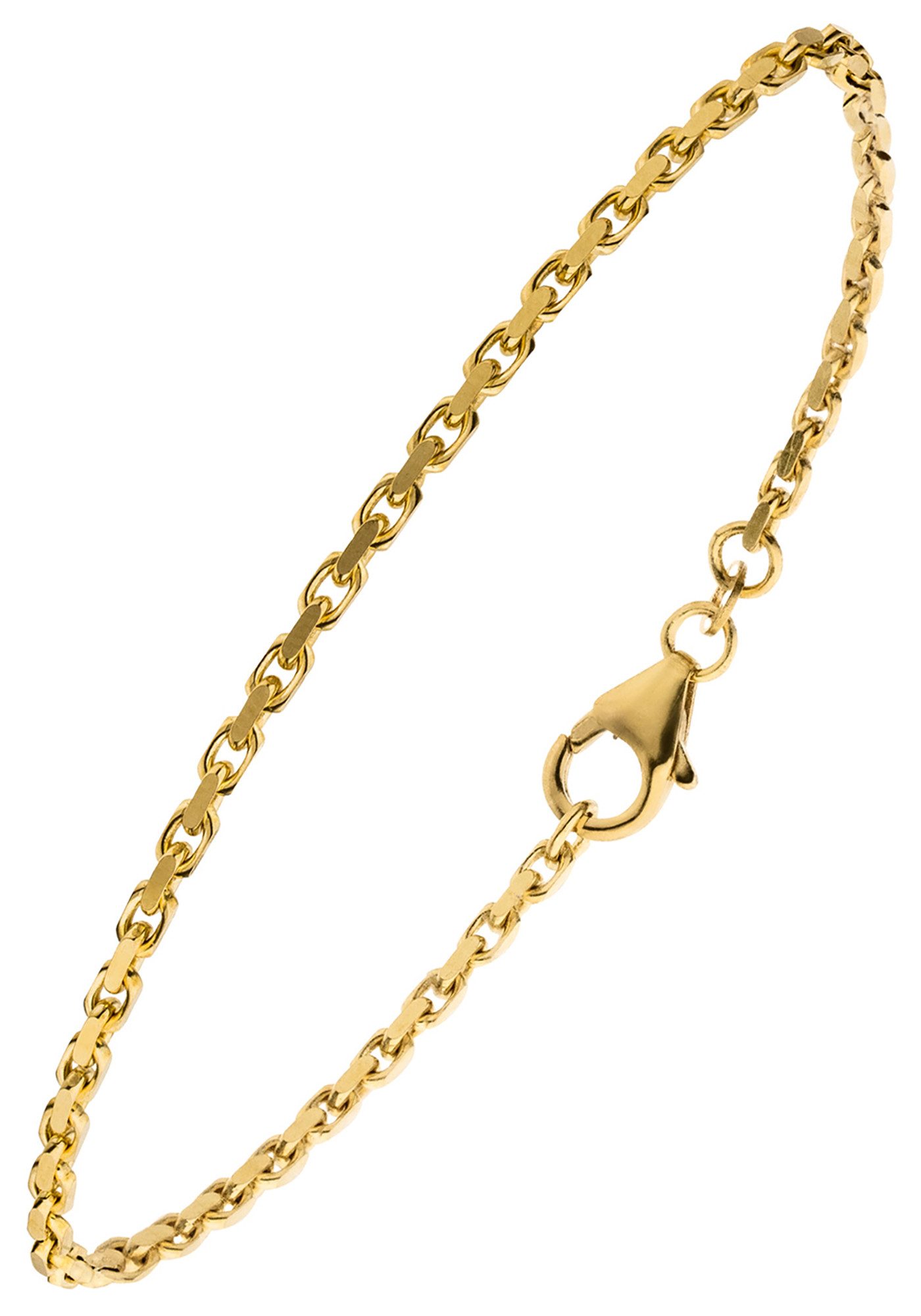 JOBO Goldarmband Armband Ankerarmband 2 mm 18,5 cm, 333 Gold massiv