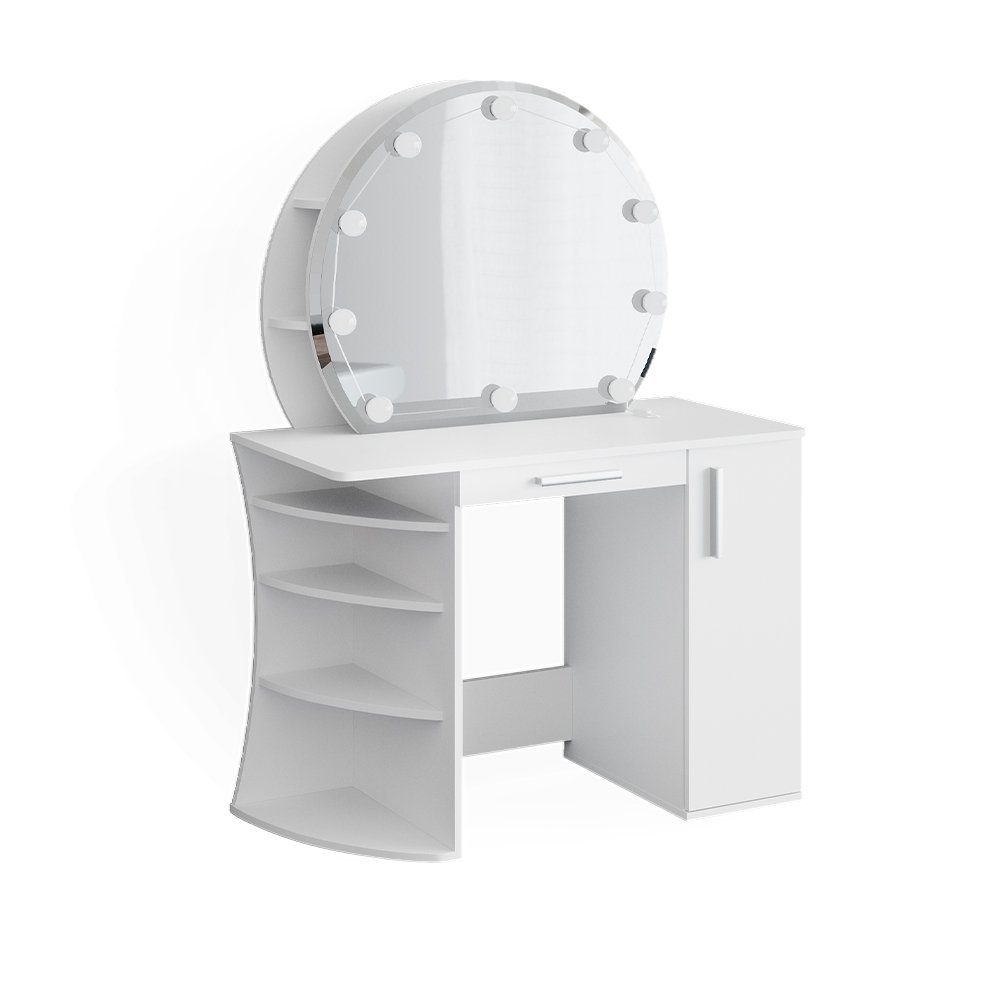 Vicco Schminktisch Almina, Weiß, 100 cm günstig online kaufen