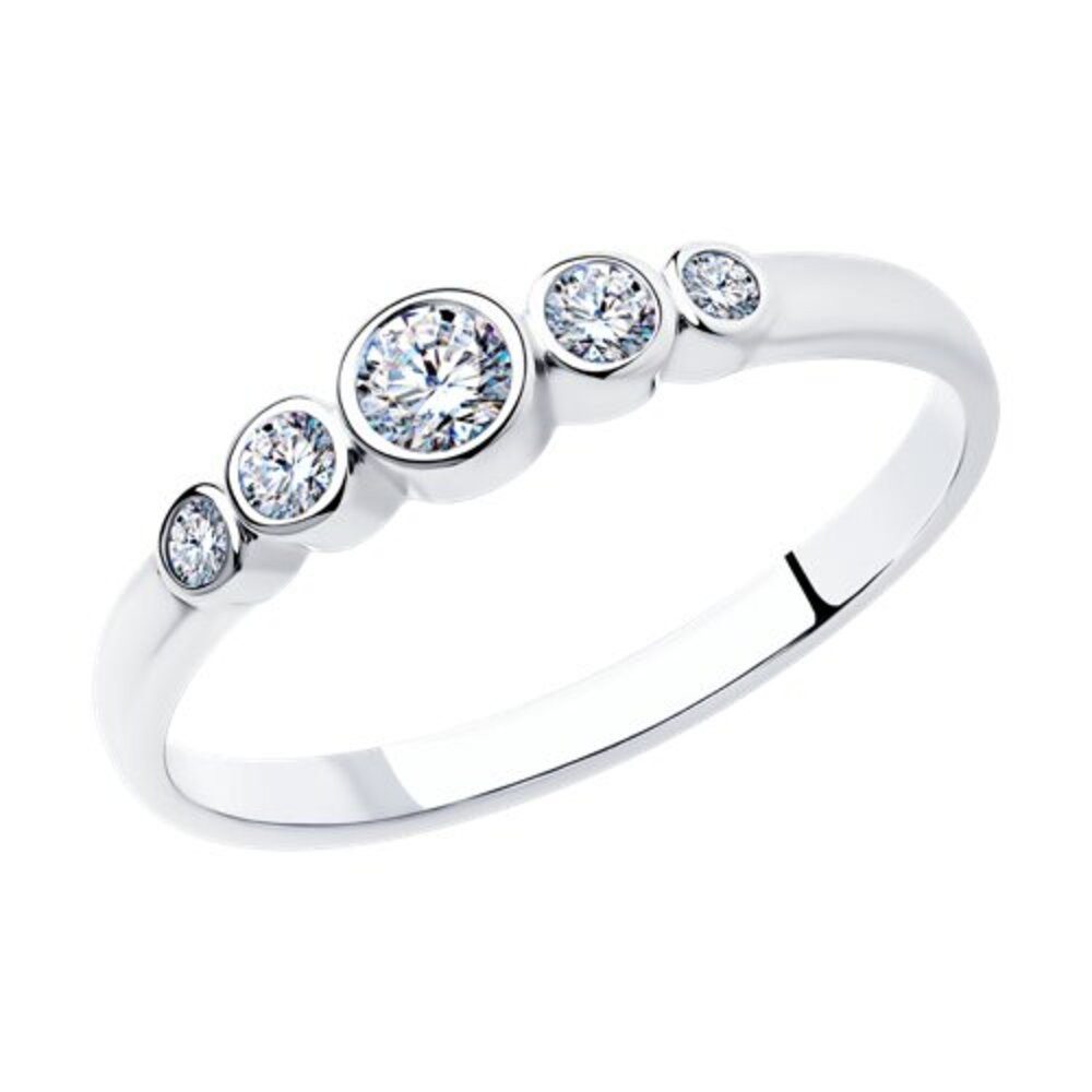 Secretforyou Fingerring Fingerring Ring 925 Silber Zirkonia Steine Echtschmuck