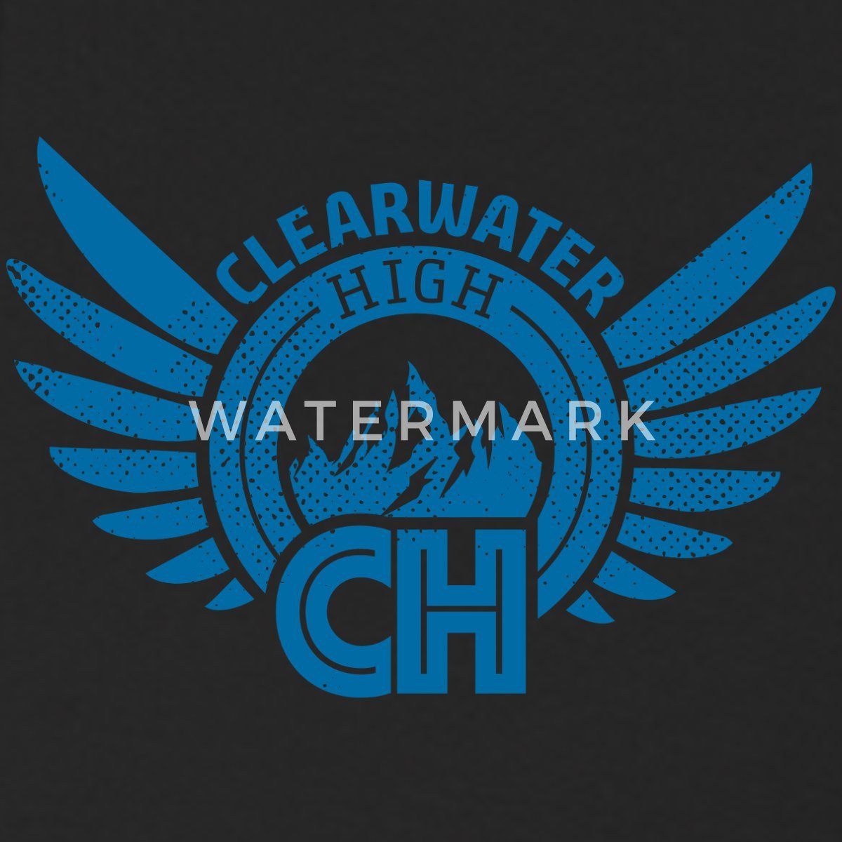 Spreadshirt Hoodie Woodwalkers Film Clearwater High Logo Brustprint Unisex Hoodie (1-tlg)