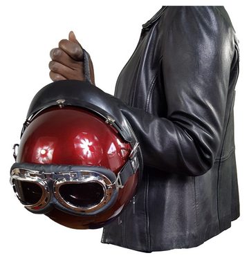 Einkaufszauber Handtasche Designer Handtasche Motorradhelm Harley Schwarz, Sieht aus wie ein Motorradhelm