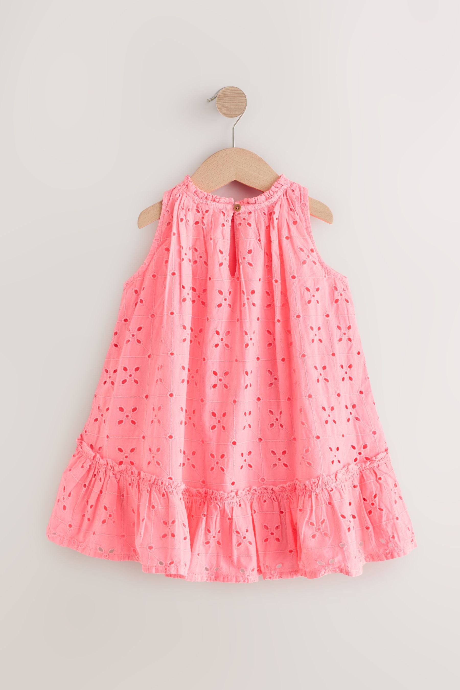 Next Spitzenkleid Ärmelloses Kleid mit Lochstickerei günstig online kaufen