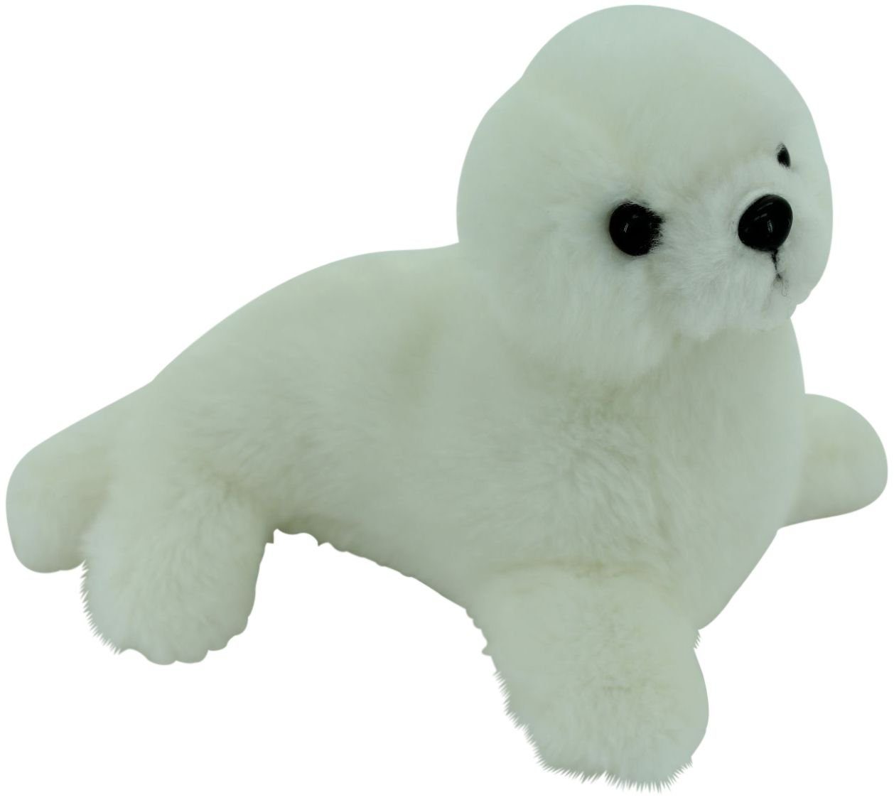 Sweety-Toys Kuscheltier Sweety Toys Kuscheltier weiße Robbe Seehund Plüschrobbe Seerobbe