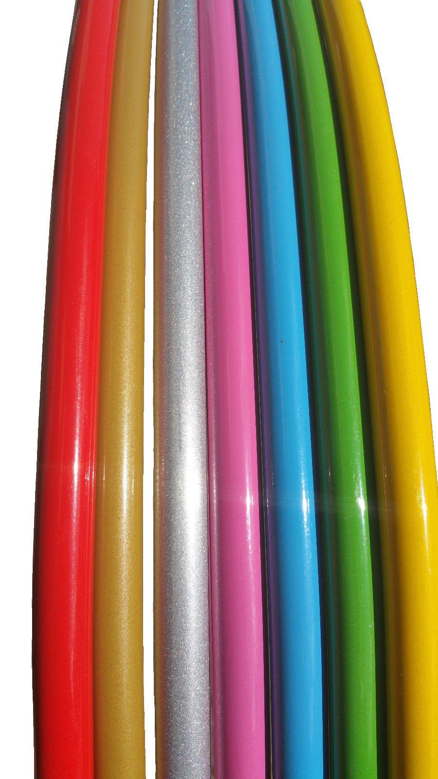 Hula-Hoop-Reifen einzigartig Farben, hautfreundlich, NiroSport Reifen Aluminium, Rot aus Hula-Hoop starke 90Ø, aus NiroSport 360g, Aluminium,
