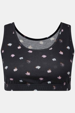 Ulla Popken Bügel-BH Bustier Blüten Biobaumwolle