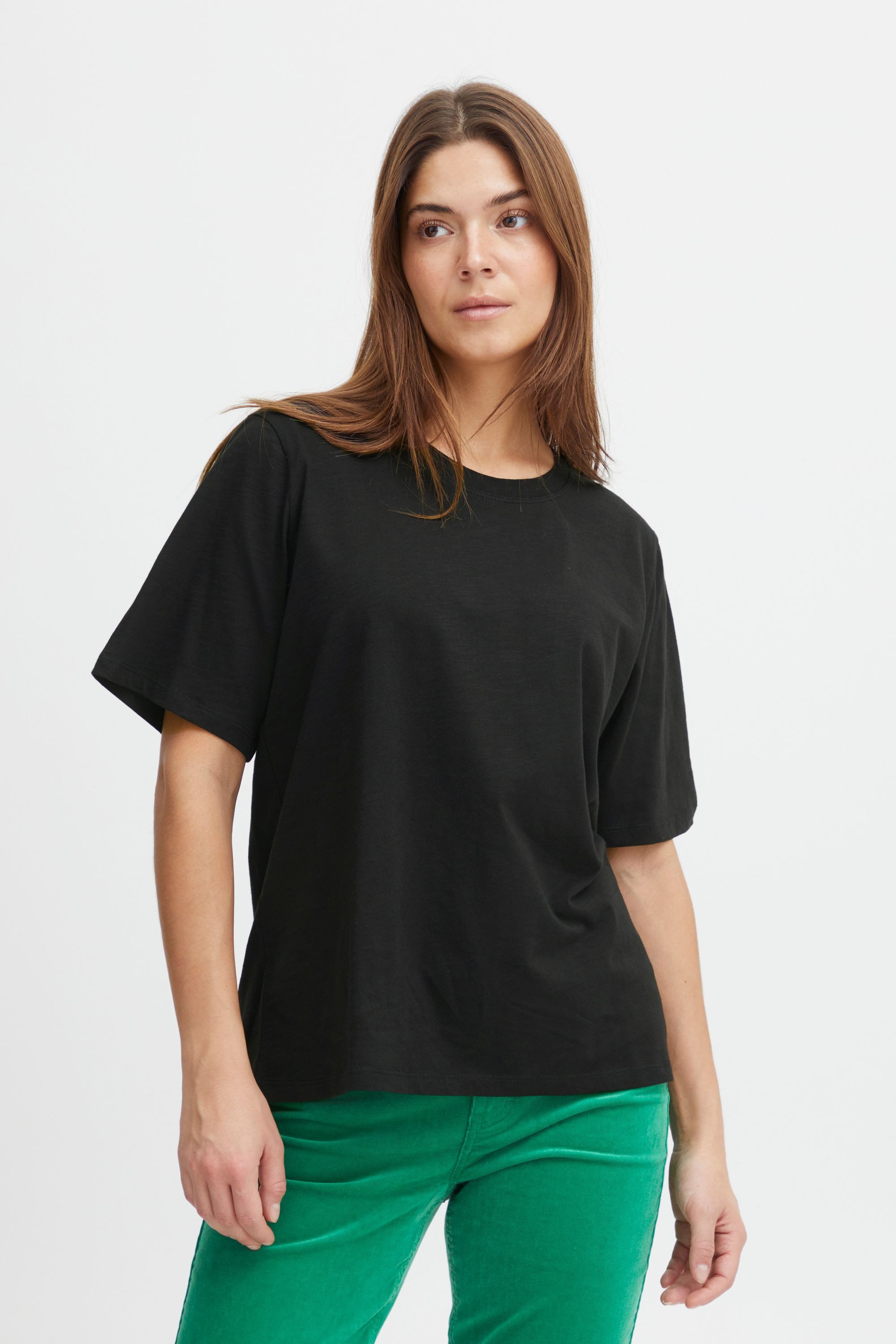 Pulz Jeans T-Shirt PZBRIT 0-Neck Tshirt günstig online kaufen