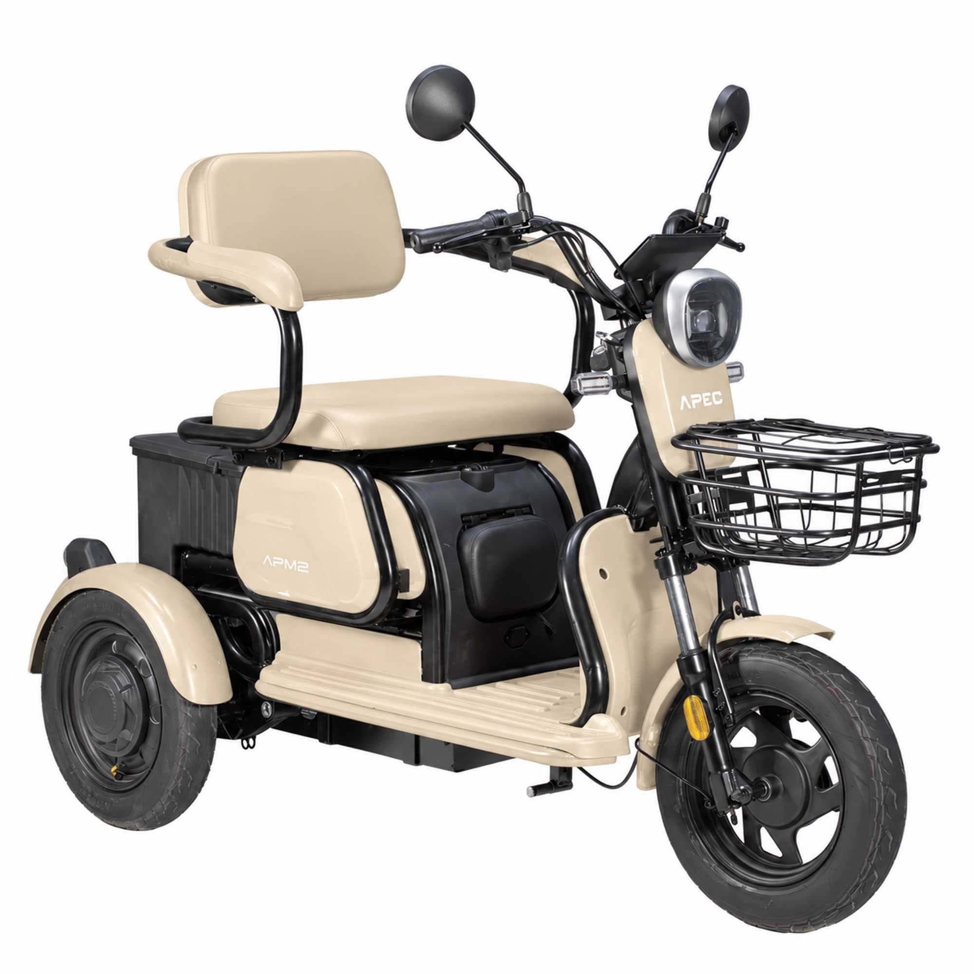 Volta E-Motorroller Volta APM 2 Elektro Seniorenmobil Dreirad E-Roller Senioren-Roller, 1000 W, 25 km/h, Mit Korb ca. 36km Reichweite, Blei-Gel Akku, 3-Gänge, COC