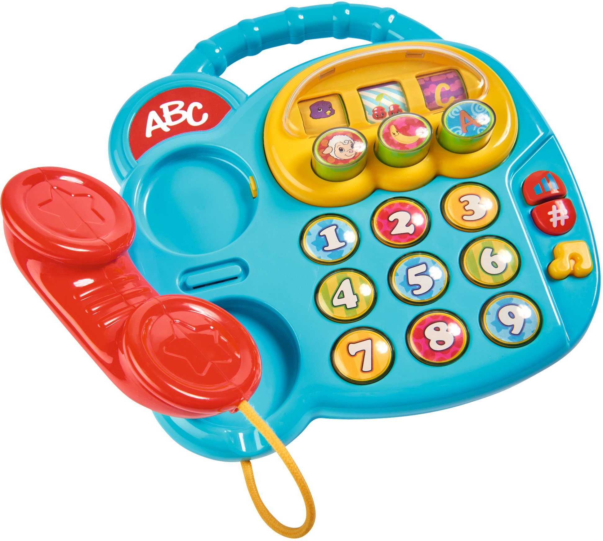 SIMBA Spieltelefon ABC Buntes Telefon, mit Sound