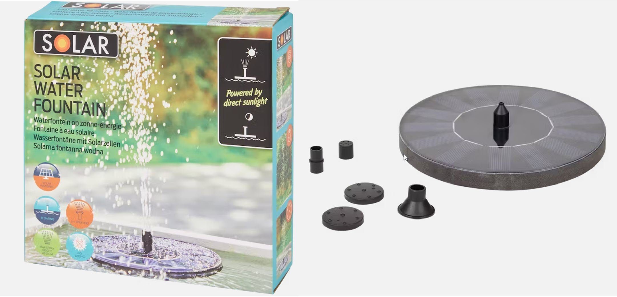 Spectrum Springbrunnenpumpe Solar-Wasserbrunnen Springbrunnen