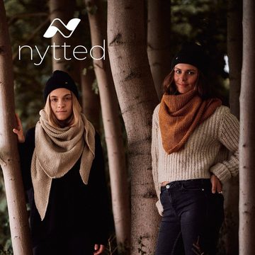 NYTTED® Dreieckstuch gestrickt mit feinster Alpaka Wolle für Damen & Herren