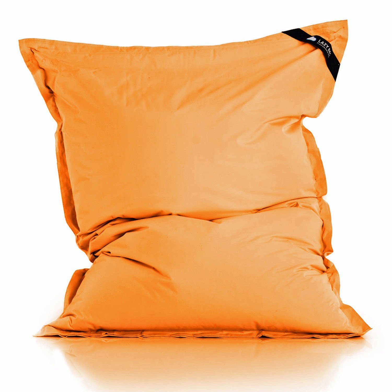 LazyBag Sitzsack Original Indoor & Outdoor Bean-Bag (XL 250 Liter, Riesensitzsack), Junior-Sitzkissen Sessel Orange | Sitzsäcke