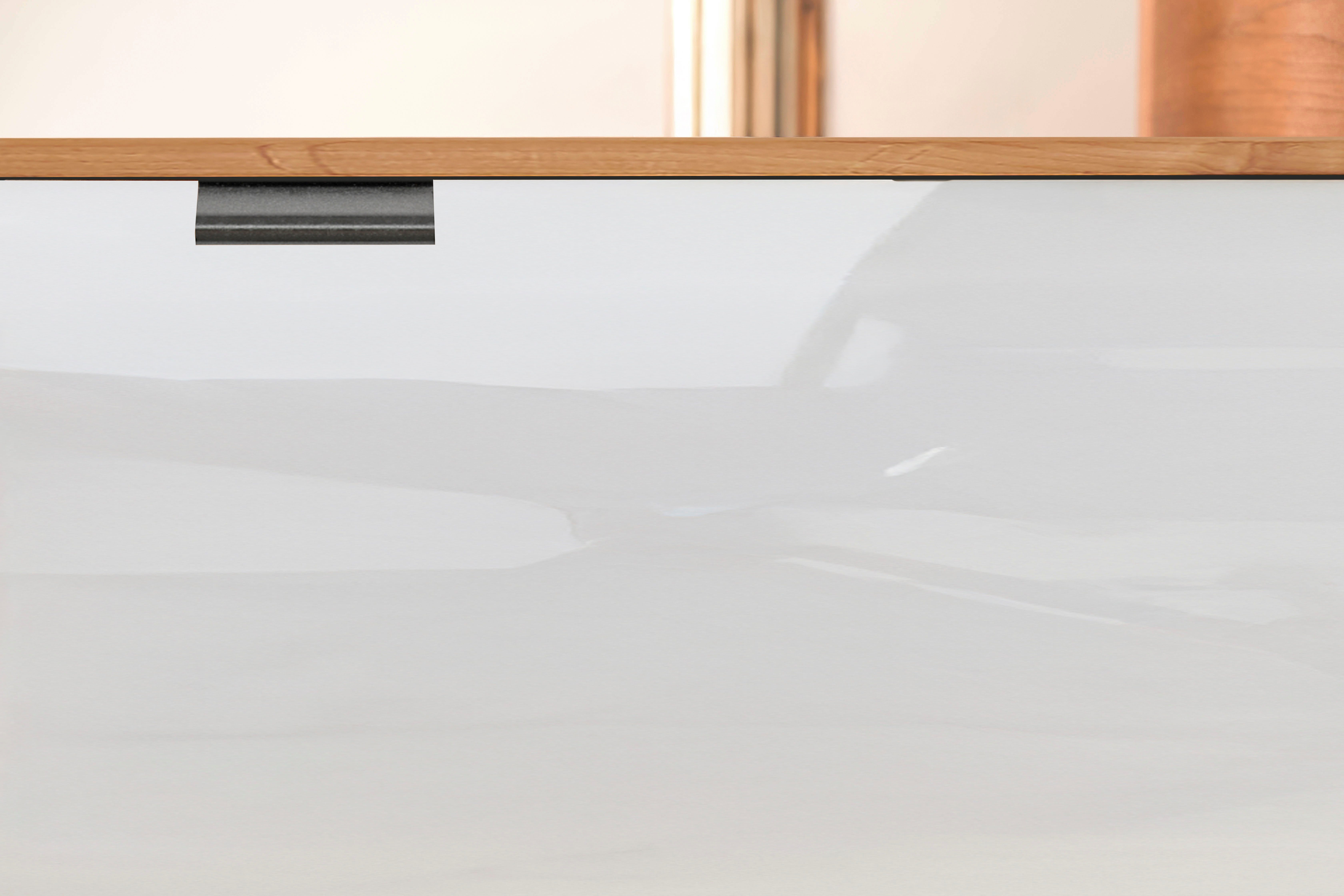 WIEMANN Kombikommode Cardiff Sideboard, Wäscheschrank, teilmassiv Erle, mit Schubladen (Kommode 141x86x43 cm, braun, mit Dämpfung, MADE IN GERMANY), verschiedenen Ausführungen, inklusive Einlegeboden