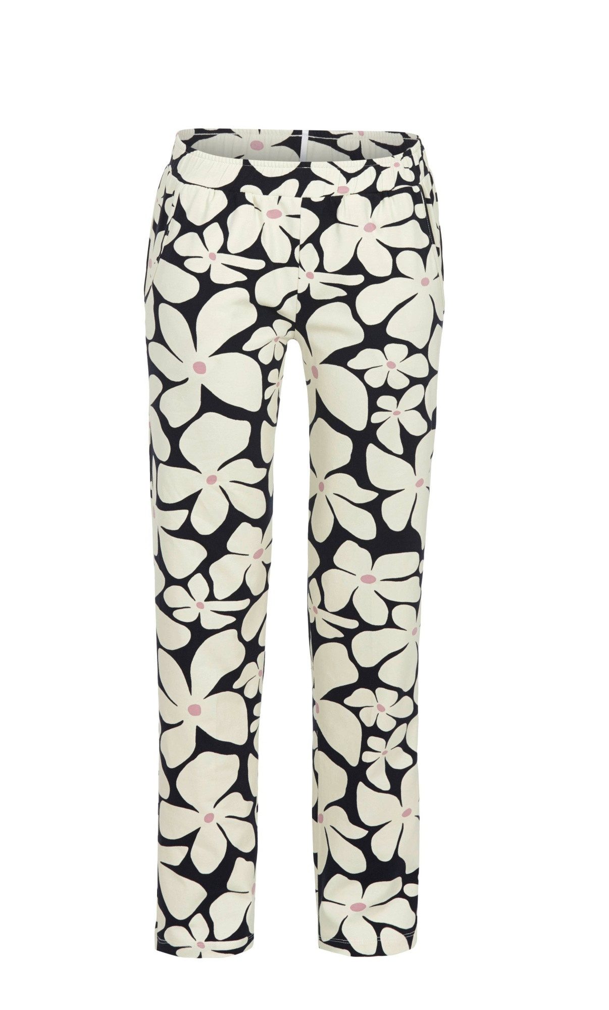 Ringella Pyjamahose mit abstrahiertem Blumenprint Gummizugbund