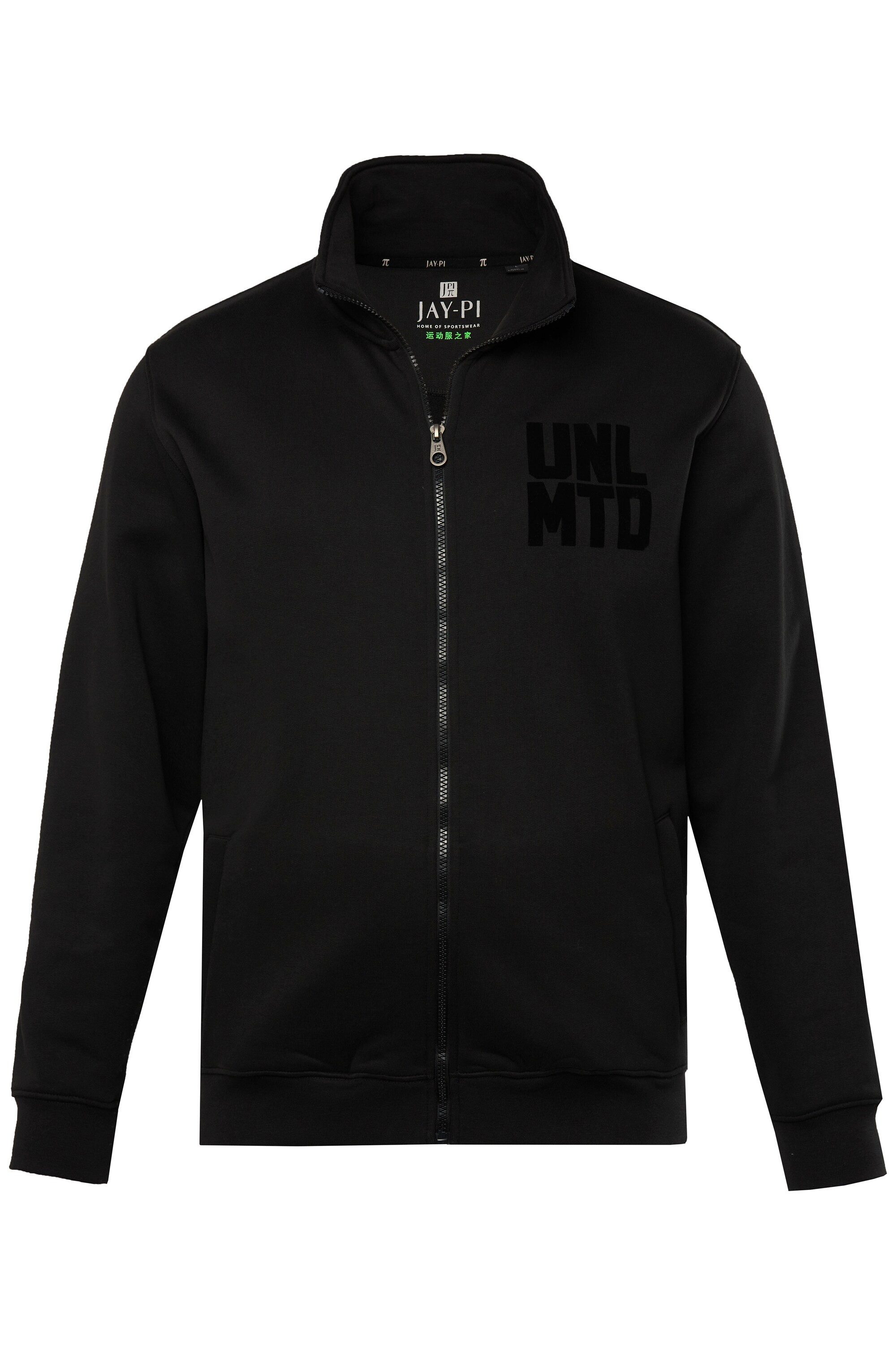 Fleecejacke Sweatjacke Fitness Stehkragen