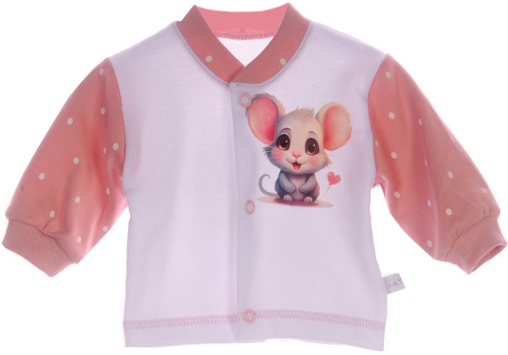 Langarmshirt & Hose Baby Anzug Hemdchen Mitwachshose Mütze Set für Neugeborene