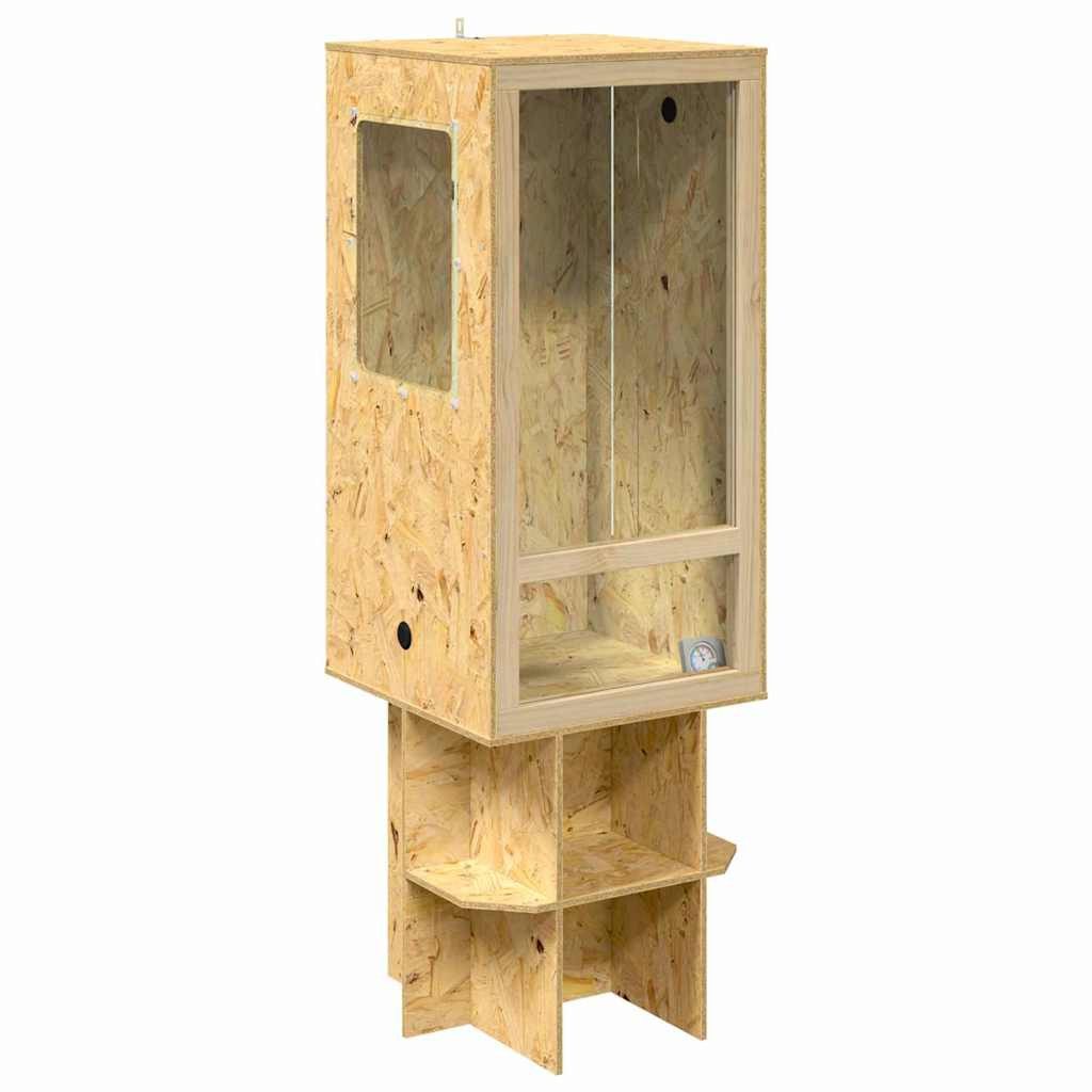 vidaXL Terrarium Terrarium Braun 50 x 50 x 150 cm OSB