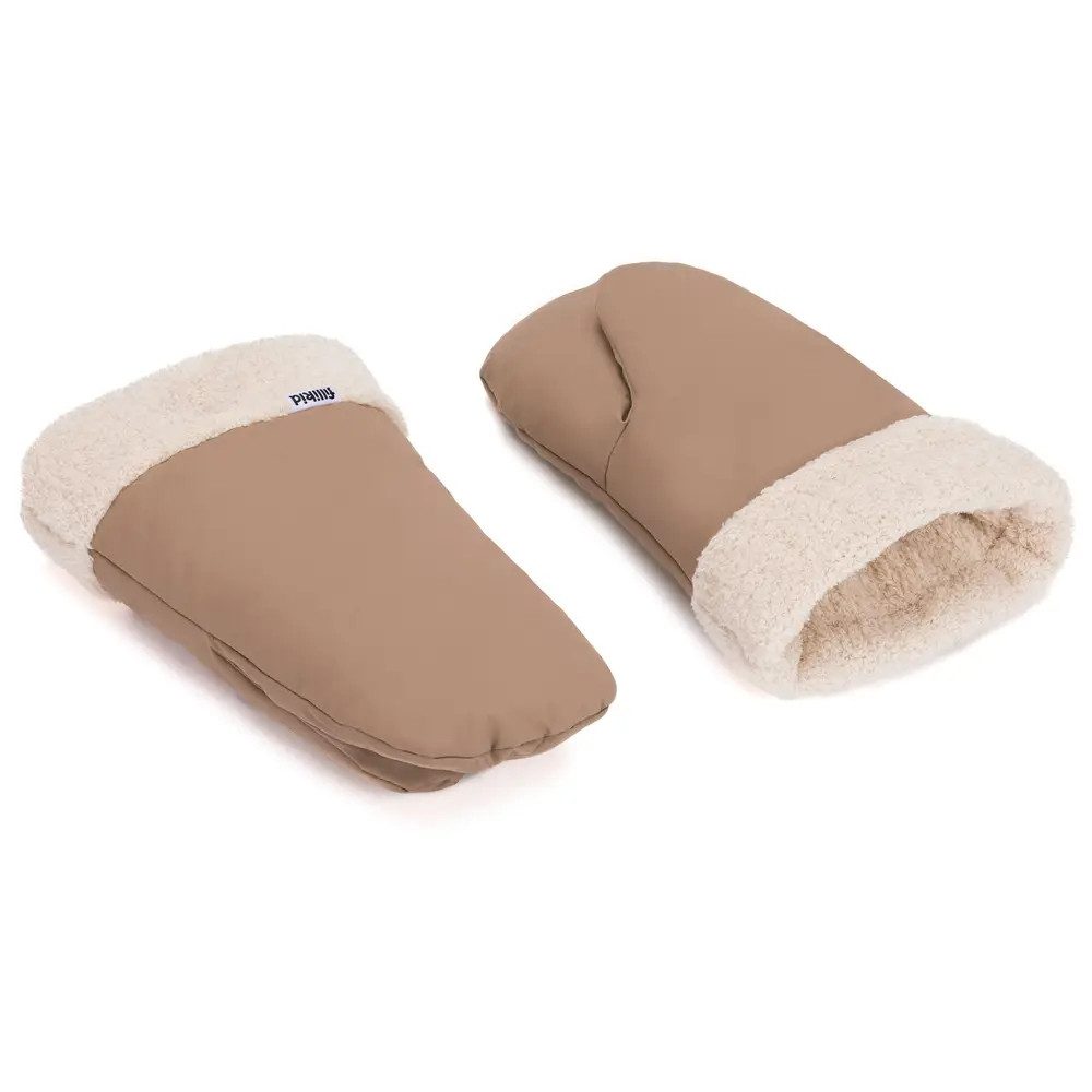 Fillikid Kinderwagenkette Handwärmer Nuuk Teddy taupe