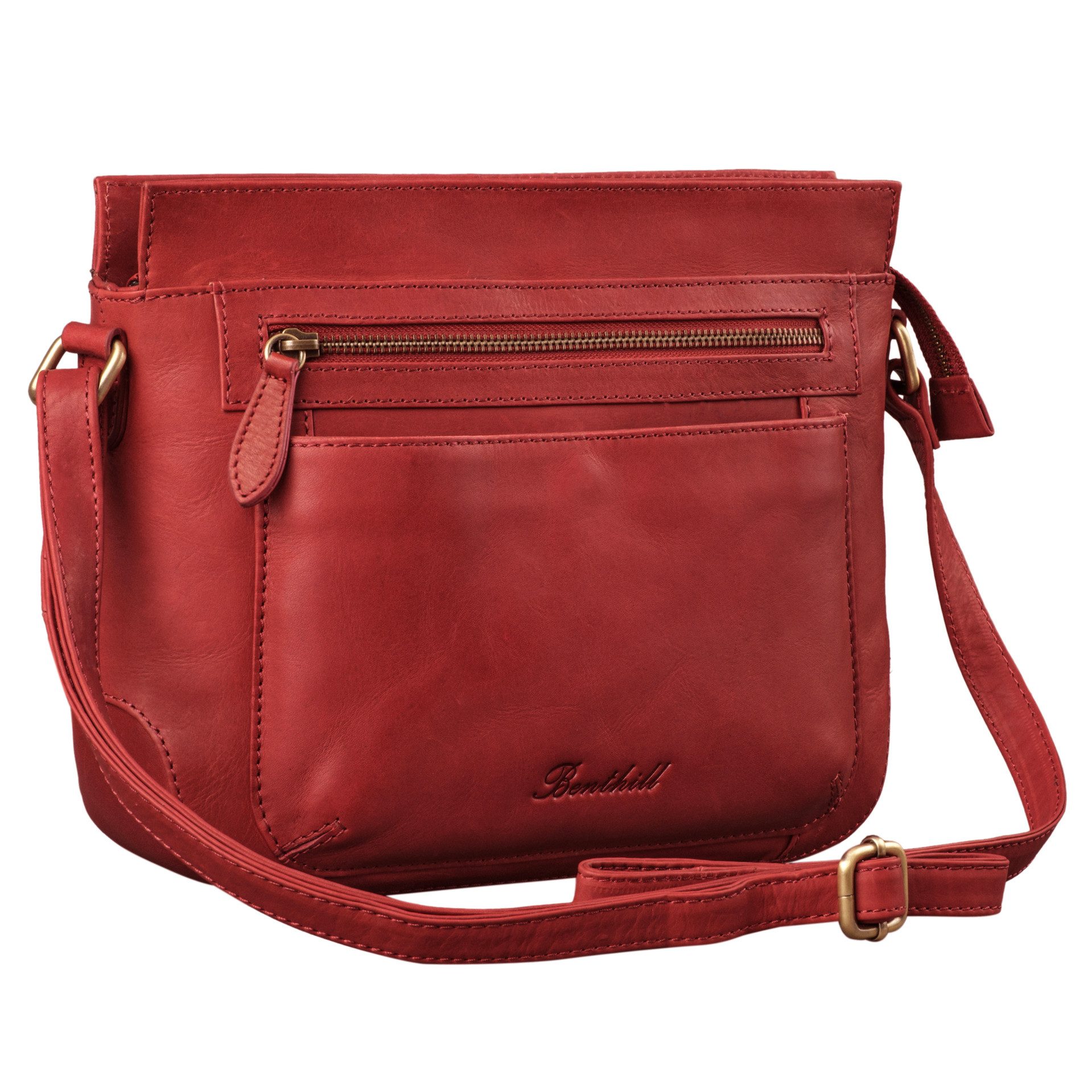 Benthill Umhängetasche Echt Leder Damen Schultertasche günstig online kaufen