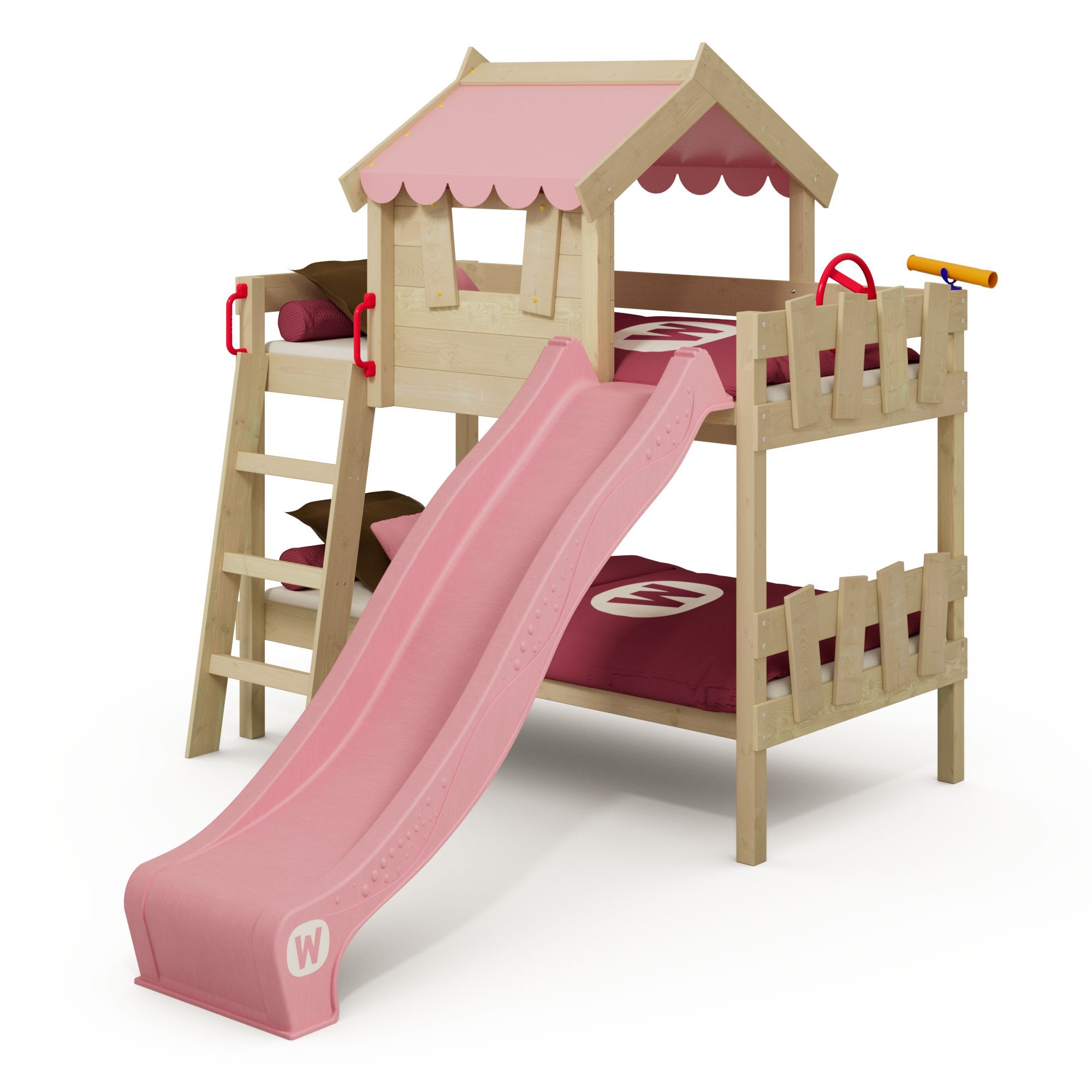Wickey Kinderbett Crazy Fancy mit Rutsche günstig online kaufen