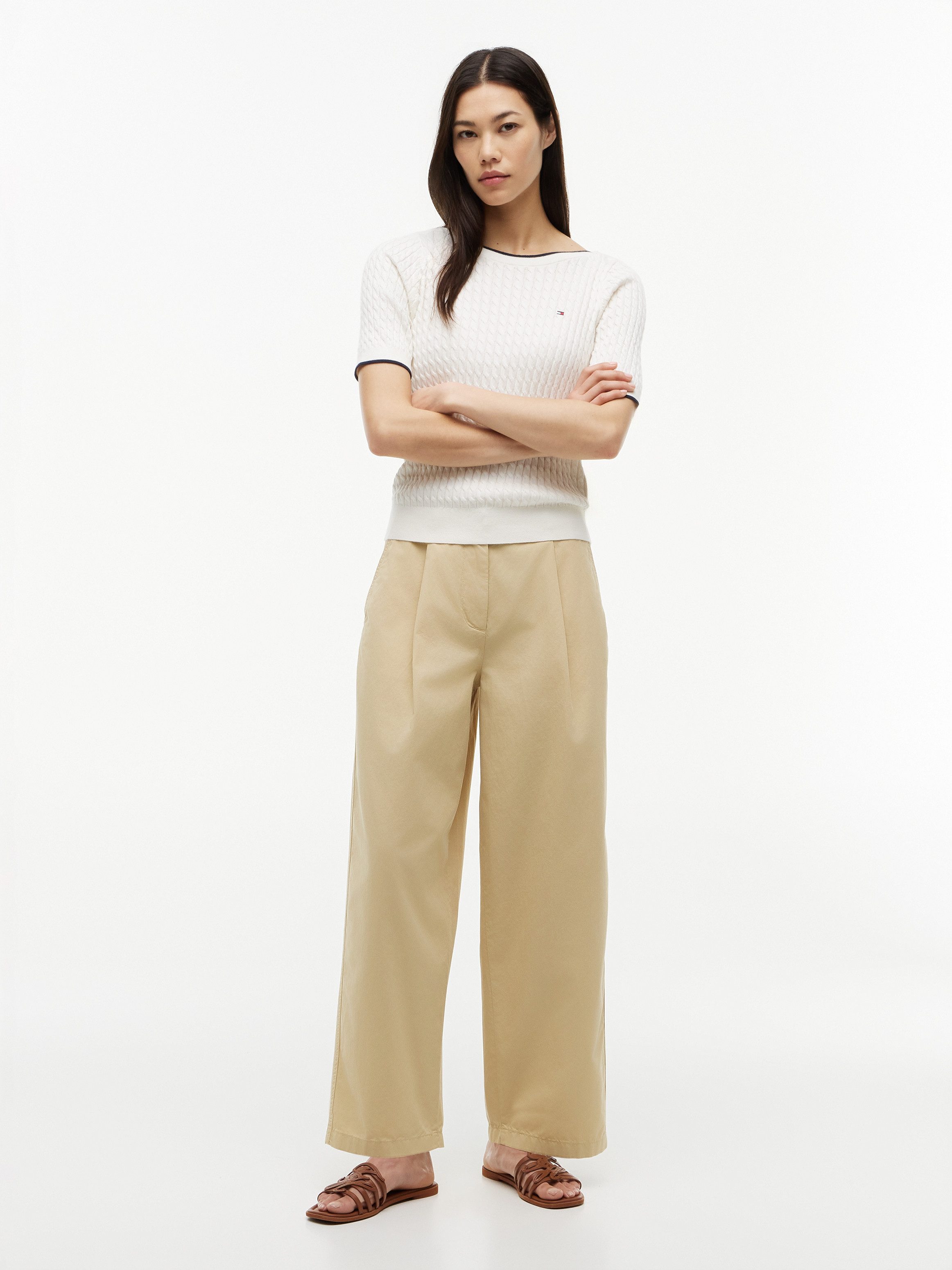 Tommy Hilfiger Chinohose COTTON BARREL CHINO Baumwolle, Barrel Fit – Bild 4 von 5
