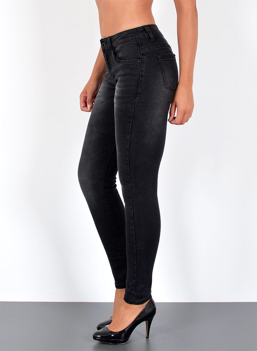ESRA Skinny-fit-Jeans S800 Damen Jeanshose Skinny Leg High Waist Jeans Stre günstig online kaufen