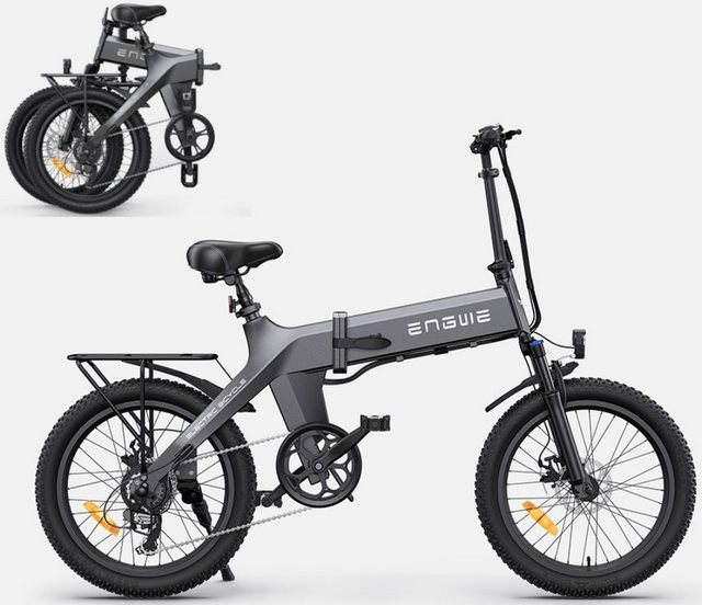REDOM E-Bike E-Fahrrad Elektrofahrrad Elektro Fahrrad E Bike EBike 20 Zoll klappbar, 7 Gang, Kettenschaltung, Heckmotor, (ohne Straßenzulassung, Mountainbike, E-Mountainbike, mit 7-Gang-Kettenschaltung, 250W, 36V 15,6Ah, Hinterradmotor), 25 km/h Reichweite bis zu 60 km Fahrrad mit Batterie vorne Federgabel