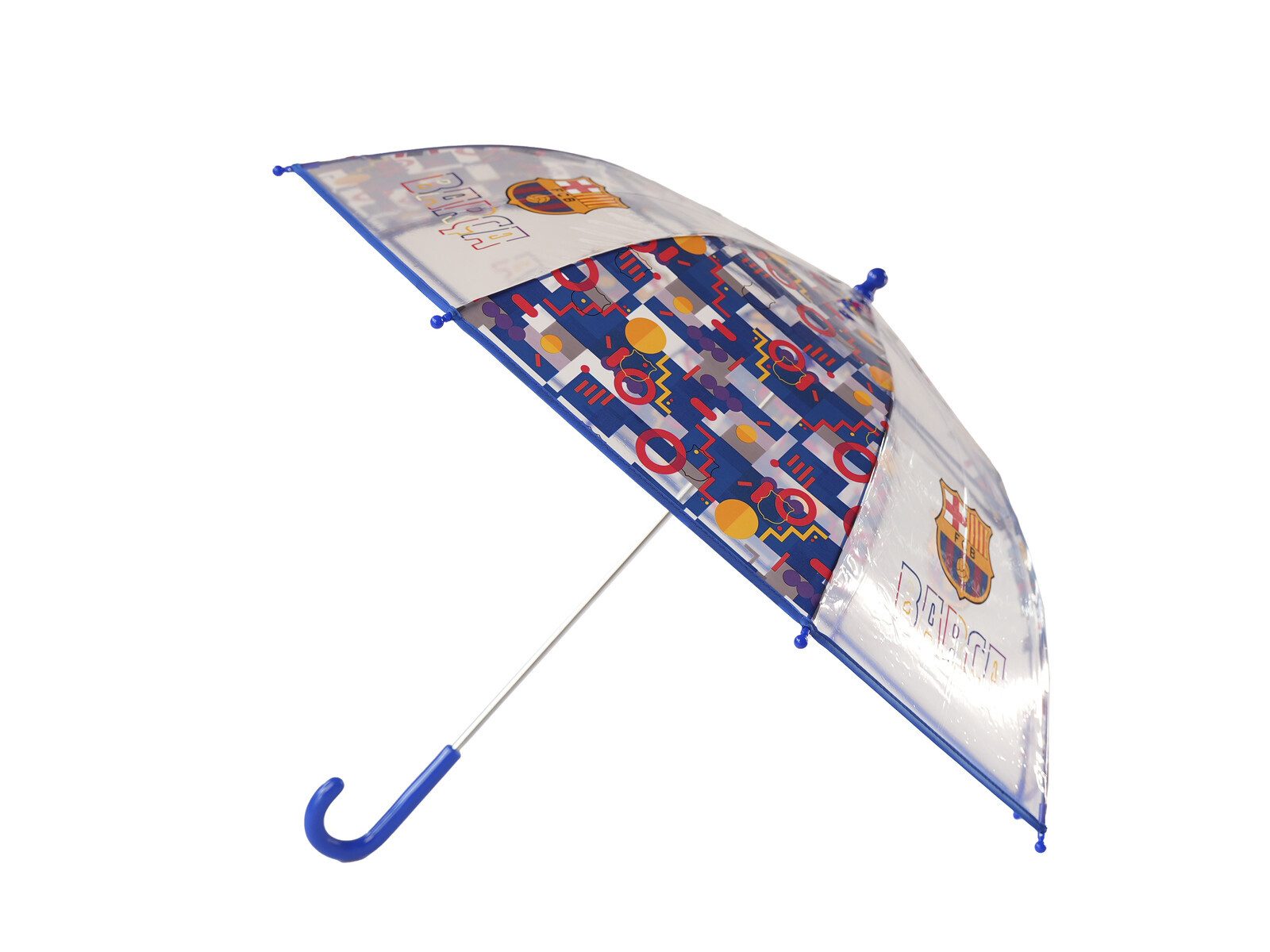 FC Barcelona Stockregenschirm - Regenschirm 85x85x68 cm für Kinder
