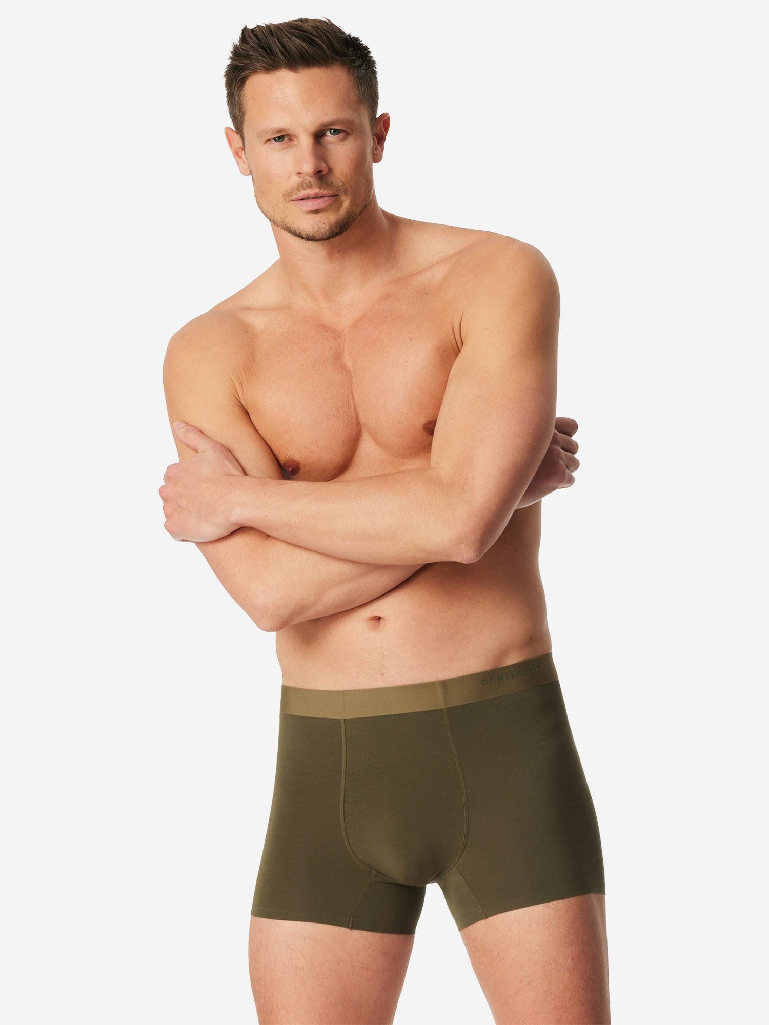 Schiesser Trunk Modern Bonded (2-St) Unterhose, Unterwäsche, Boxer Trunk