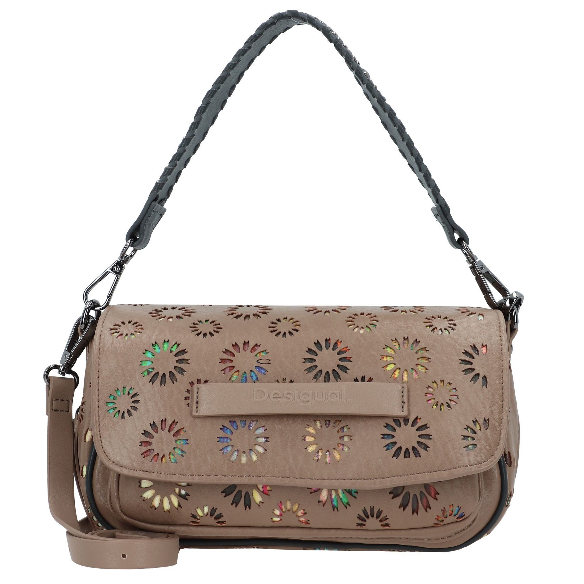 Schultertasche Polyurethan Galactic, brown New Desigual