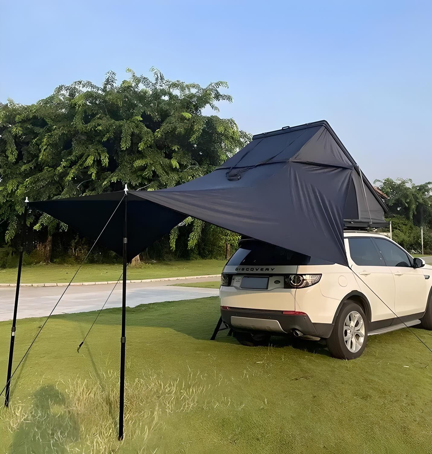 Dachzelt Autodachzelt Aluminium Hardcase Dachzelt Auto Camping LED Dachträger