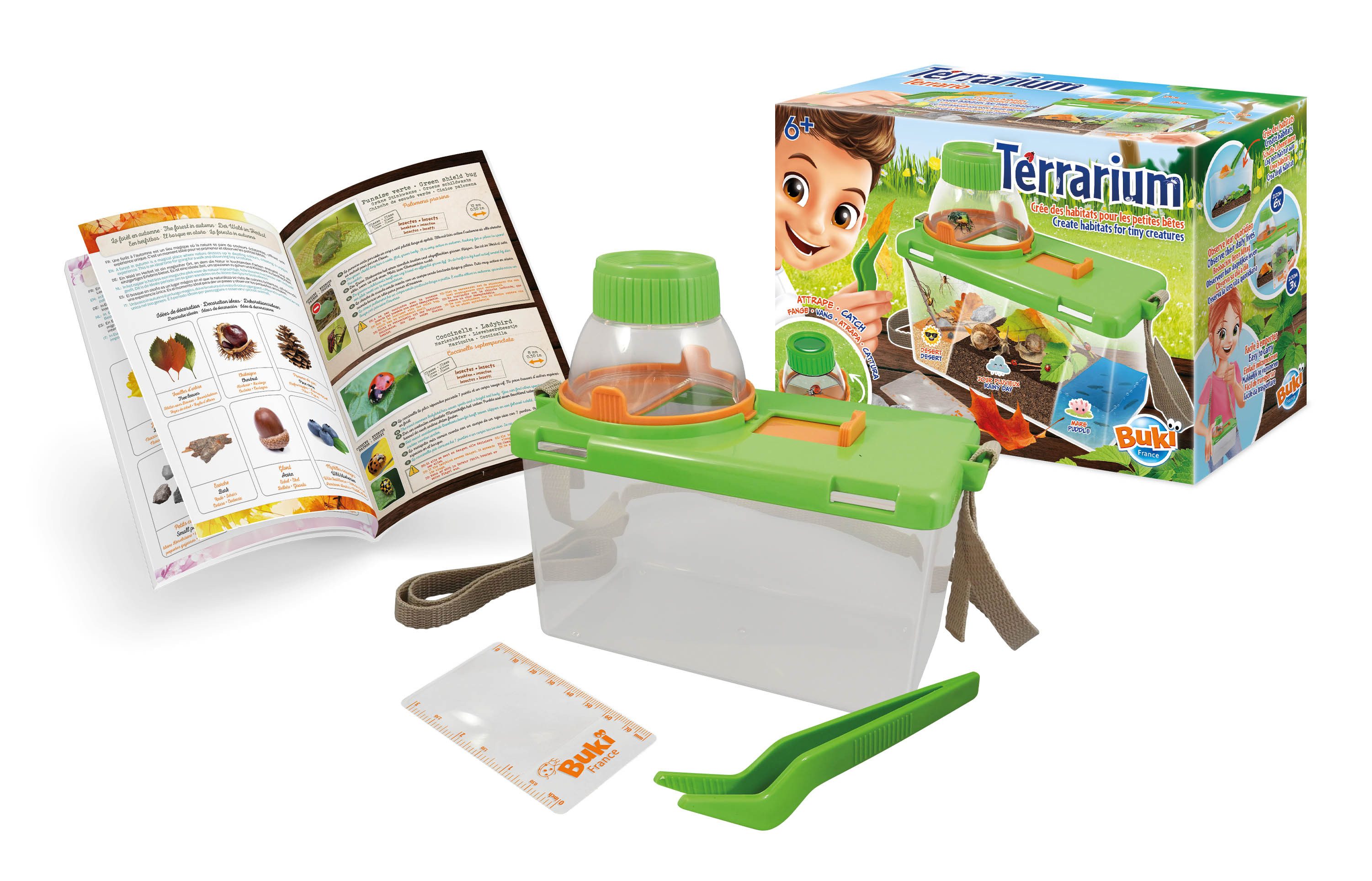 Buki France Experimentierkasten Terrarium mit Lupen und Fangbox für Naturbeobachtung, (1-tlg)