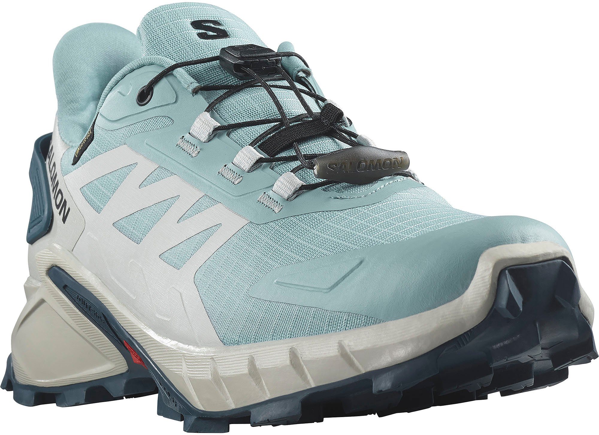 Salomon SUPERCROSS 4 GORE-TEX® W rock/stargaze blue/lunar wasserdicht (20170058) stone Trailrunningschuh