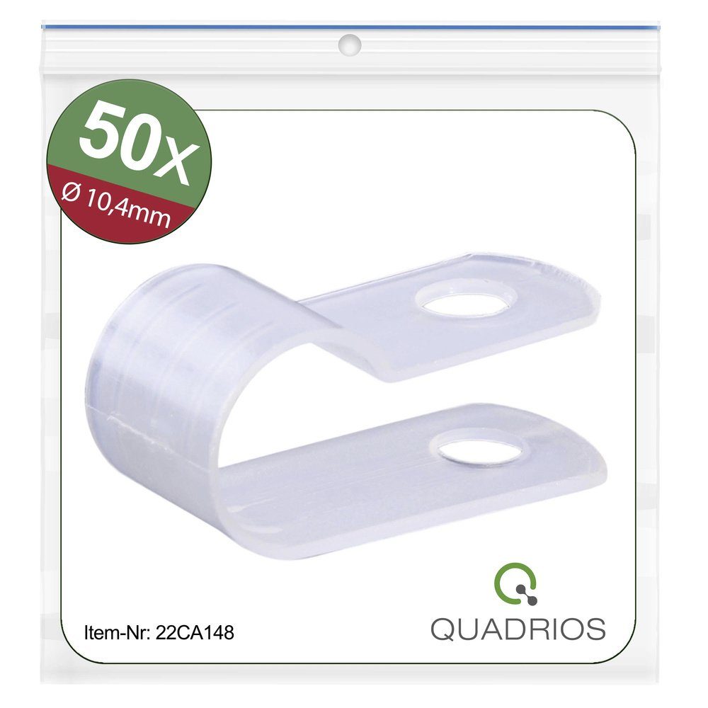 Kabelverbinder-Sortiment Quadrios 22CA148 Befestigungsschelle schraubbar 22CA148 Bündel-Ø-Berei