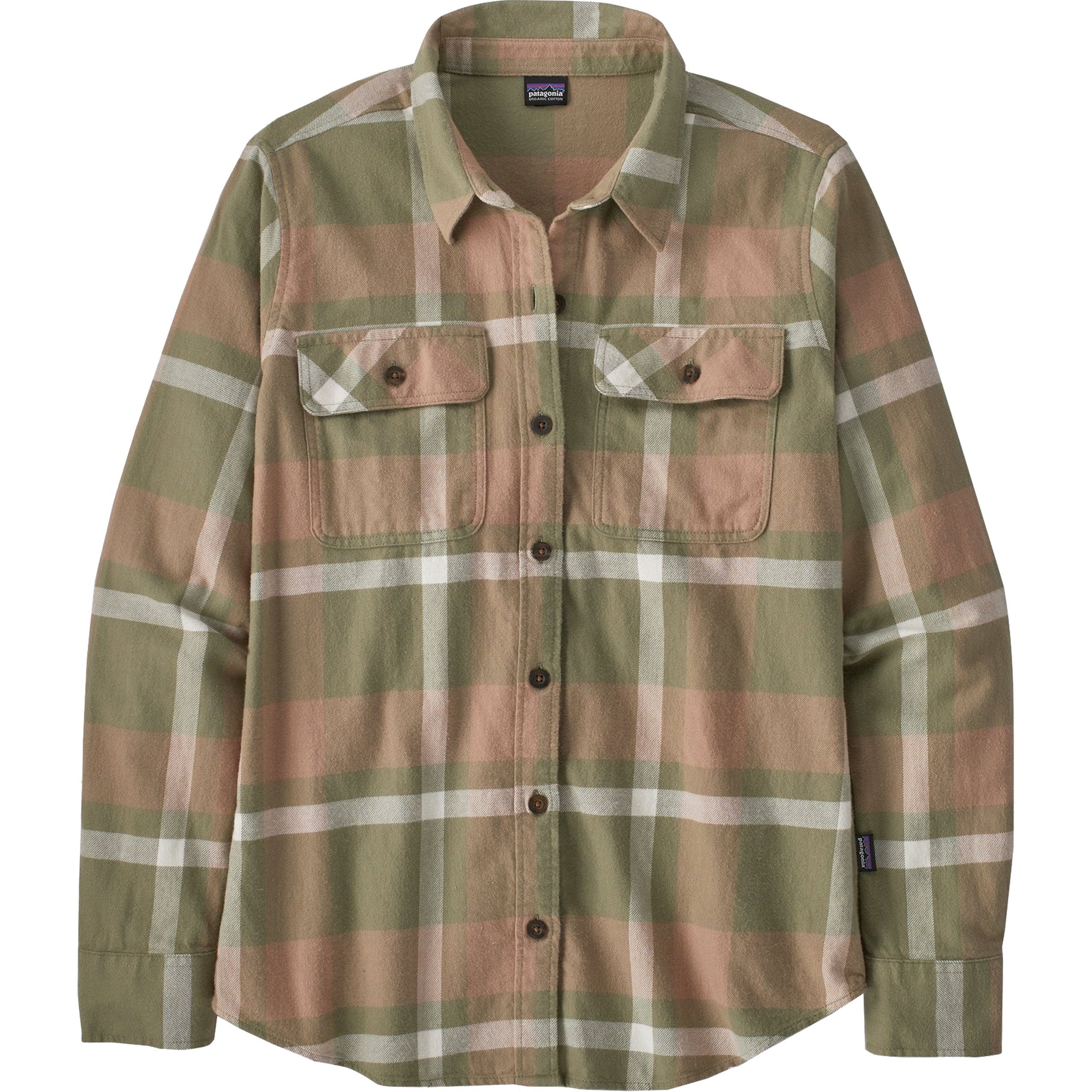 Flanellbluse Patagonia Womens LS Fjord Flannel Shirt - warmes Langarm-Flanellhemd